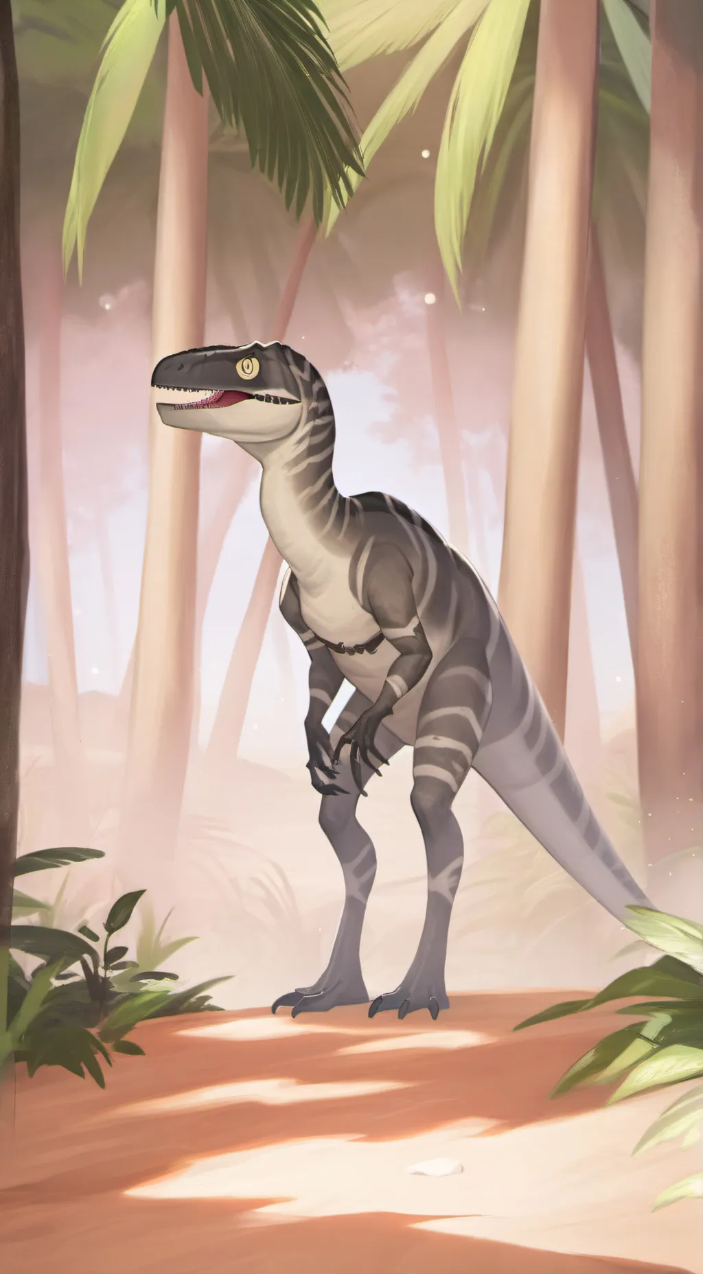 ai character: Jurassic Park background