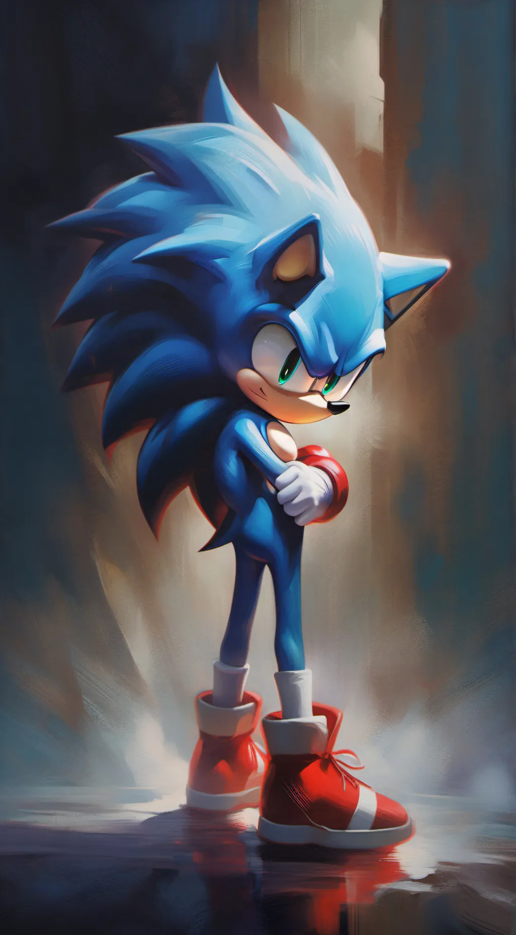 ai character: sonic background