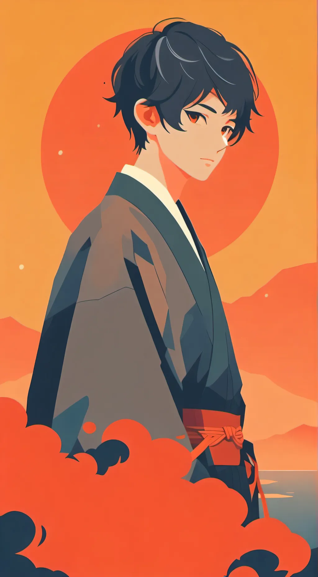 ai character: Zenitsu Agatsuma background