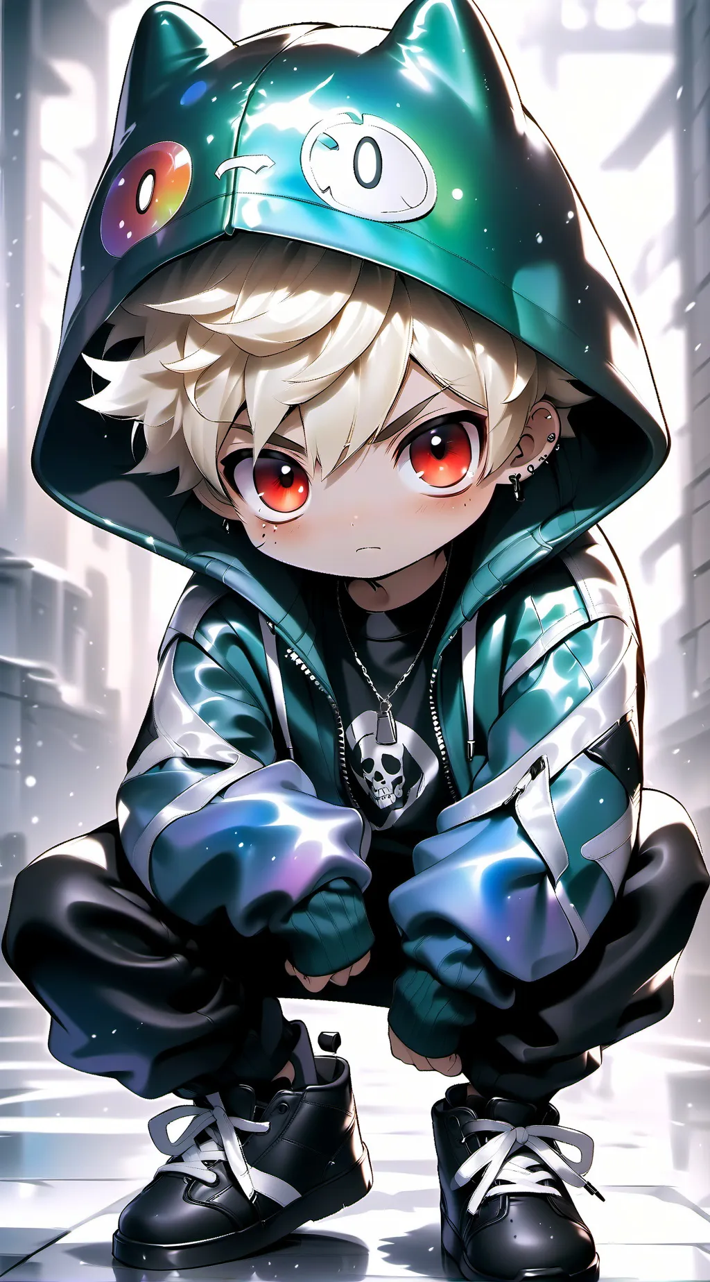 ai character: Katsuki bakugo background
