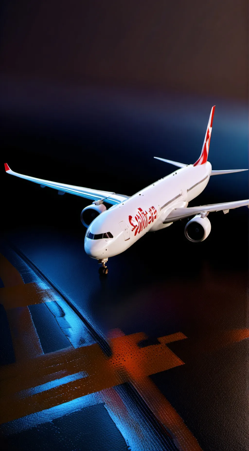 ai character: Plane background