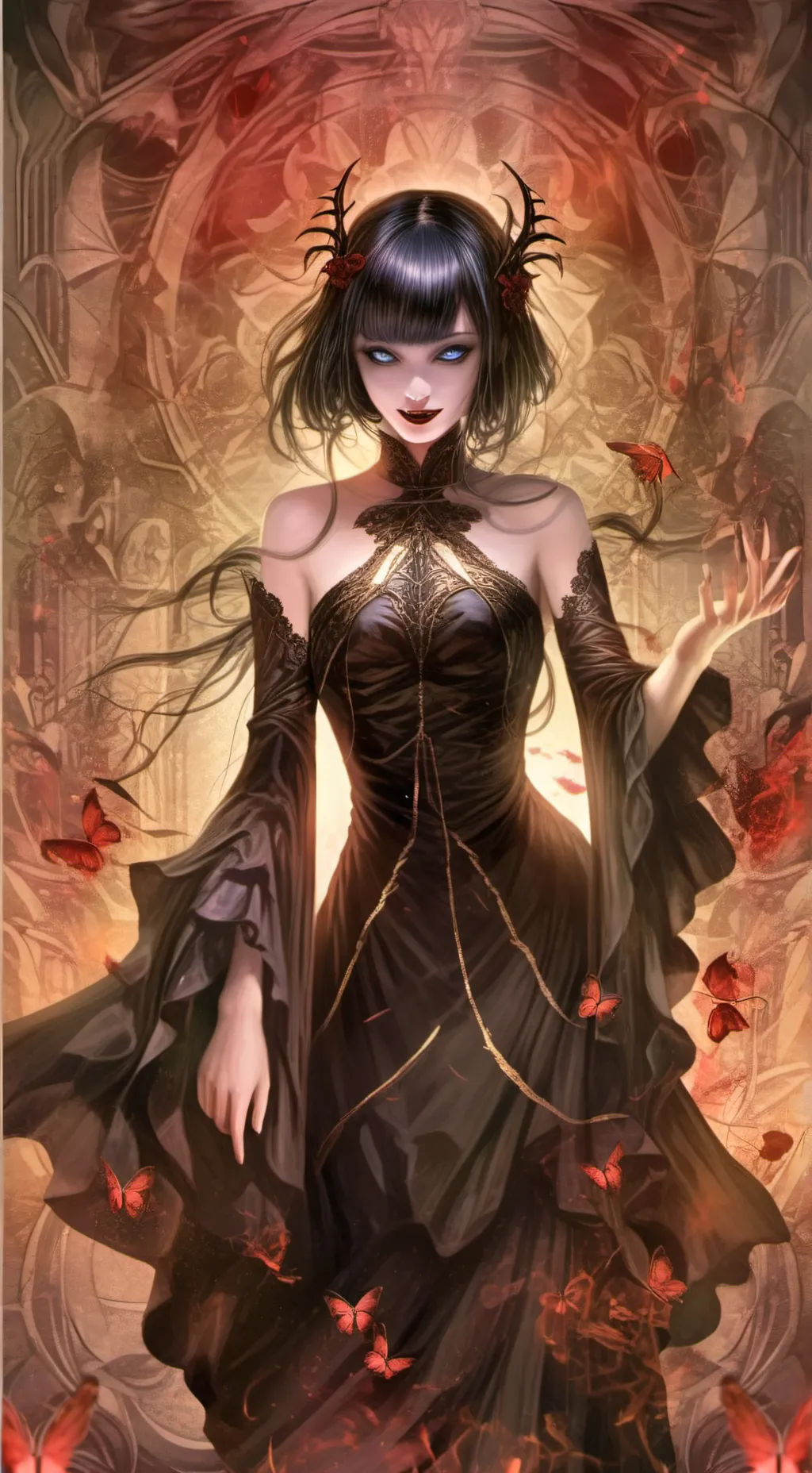 ai character: Lune background