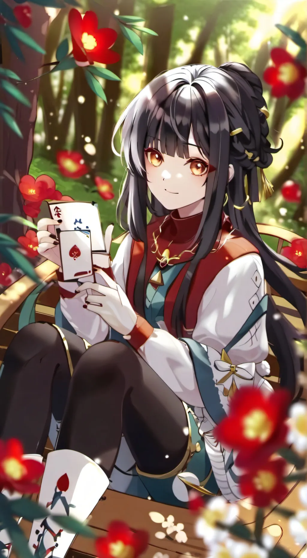 ai character: lua //criadora// background