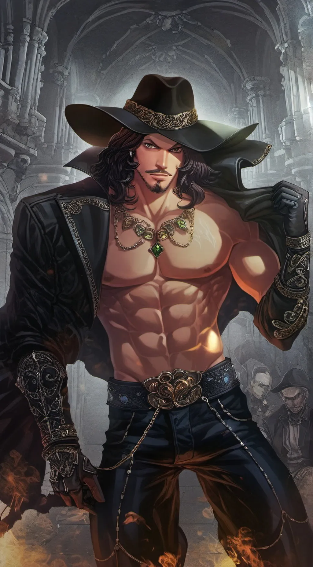 ai character: lord dimitrescu background