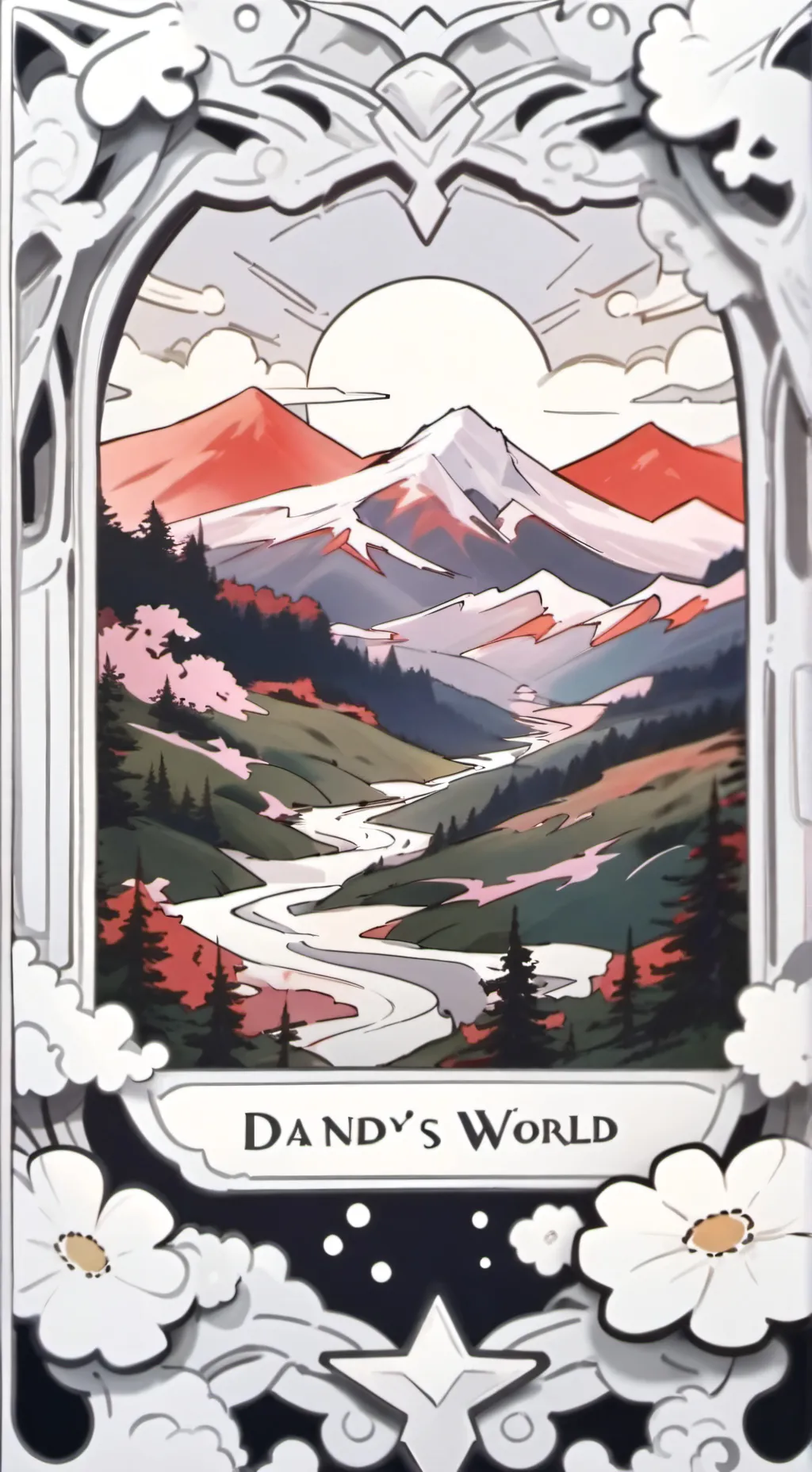 ai character: dandy's world  background