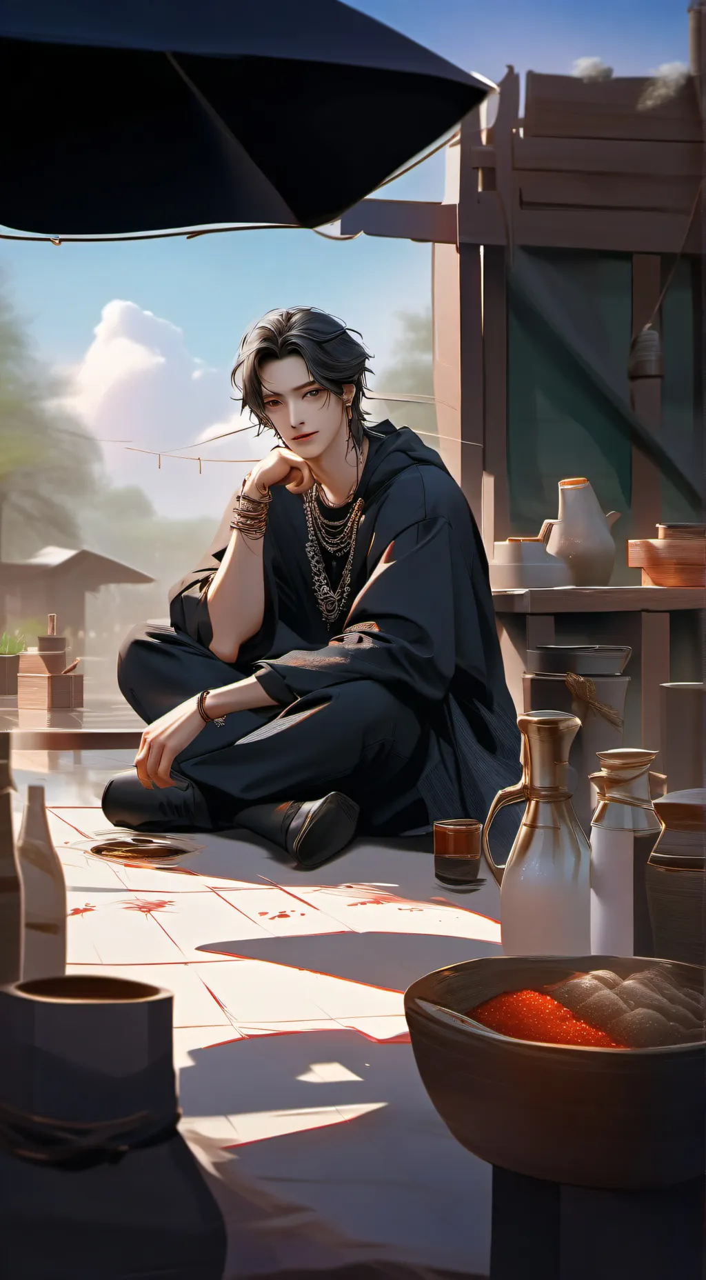 ai character: marcus background