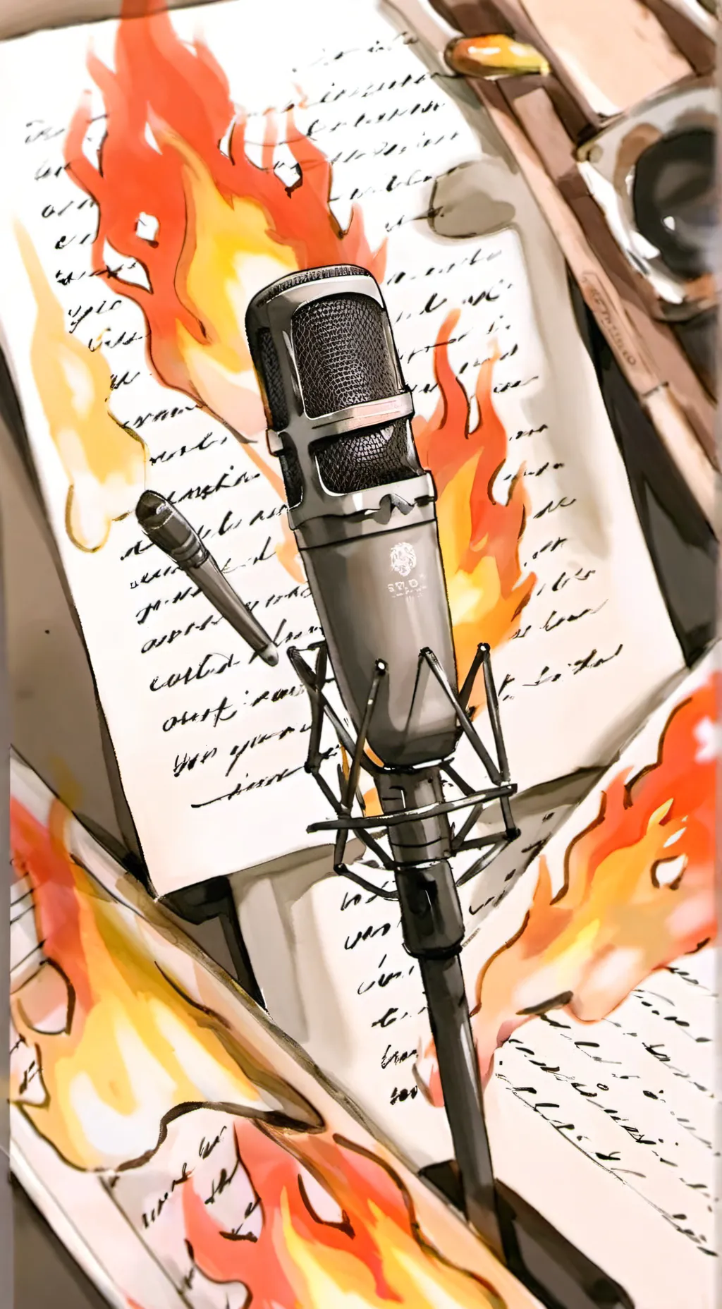 ai character: Music background