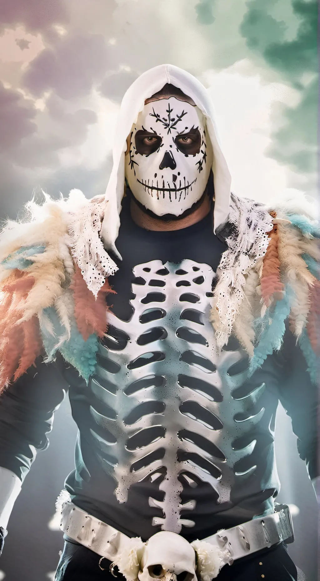 ai character: L.A park/La parka background