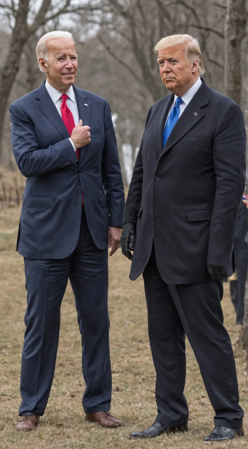 ai character: Trump or Biden background