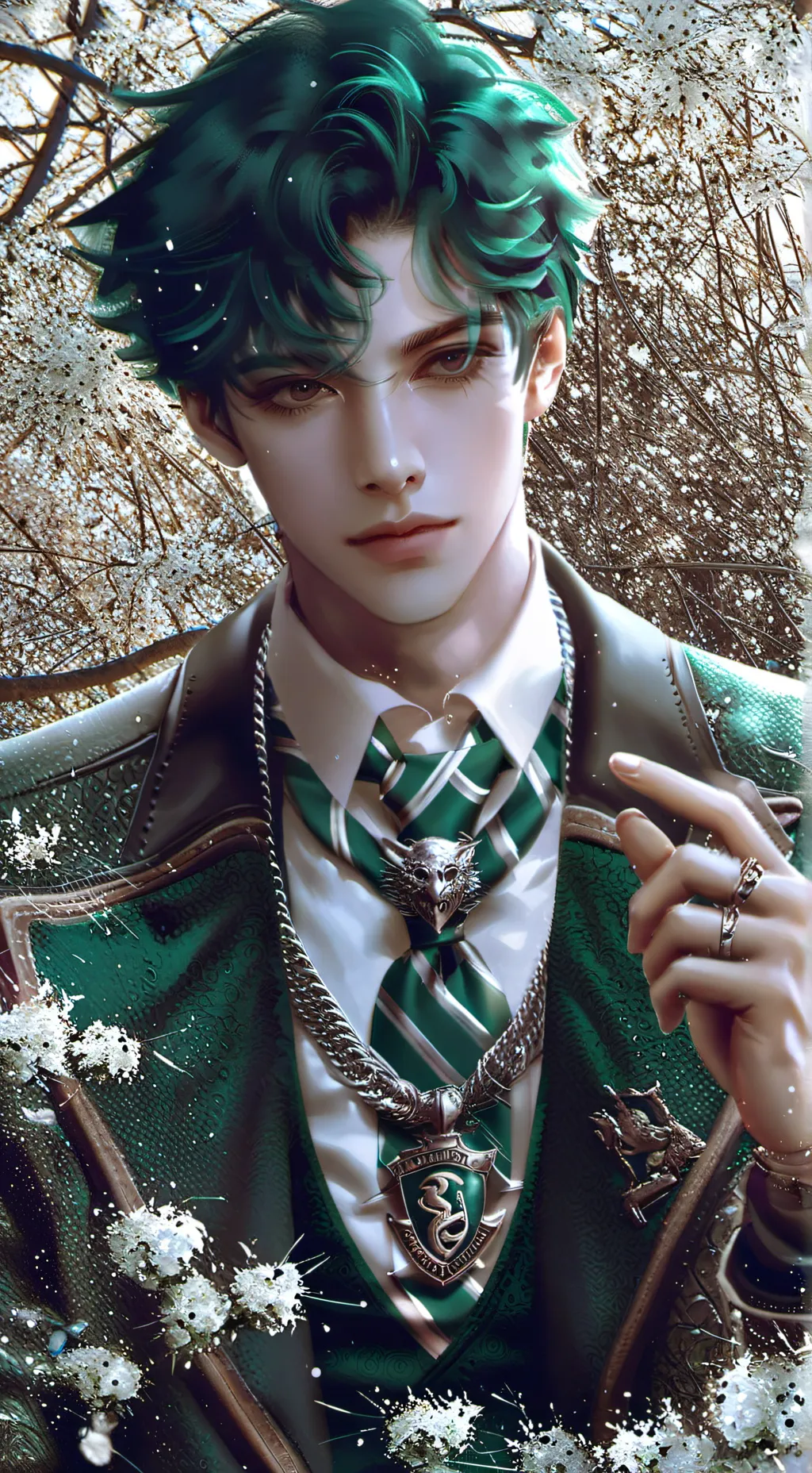 ai character: slytherin boys background