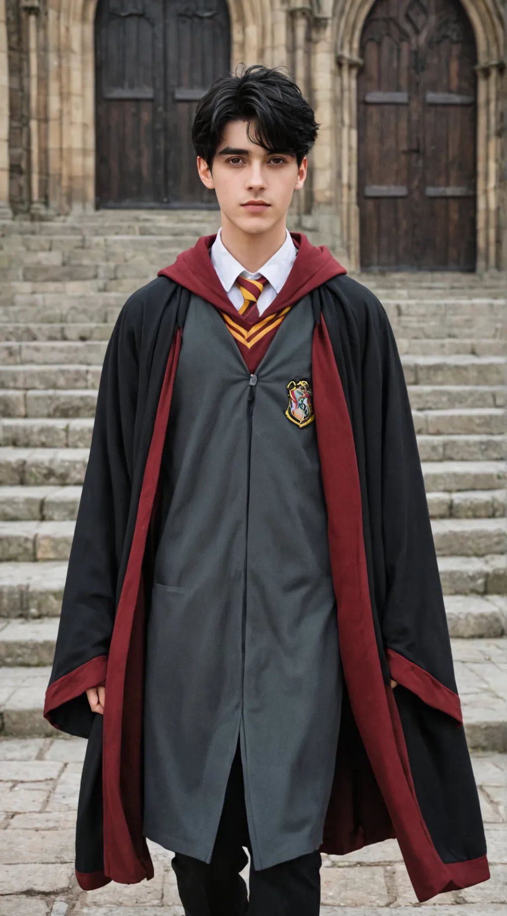 ai character: Albus pottrr background