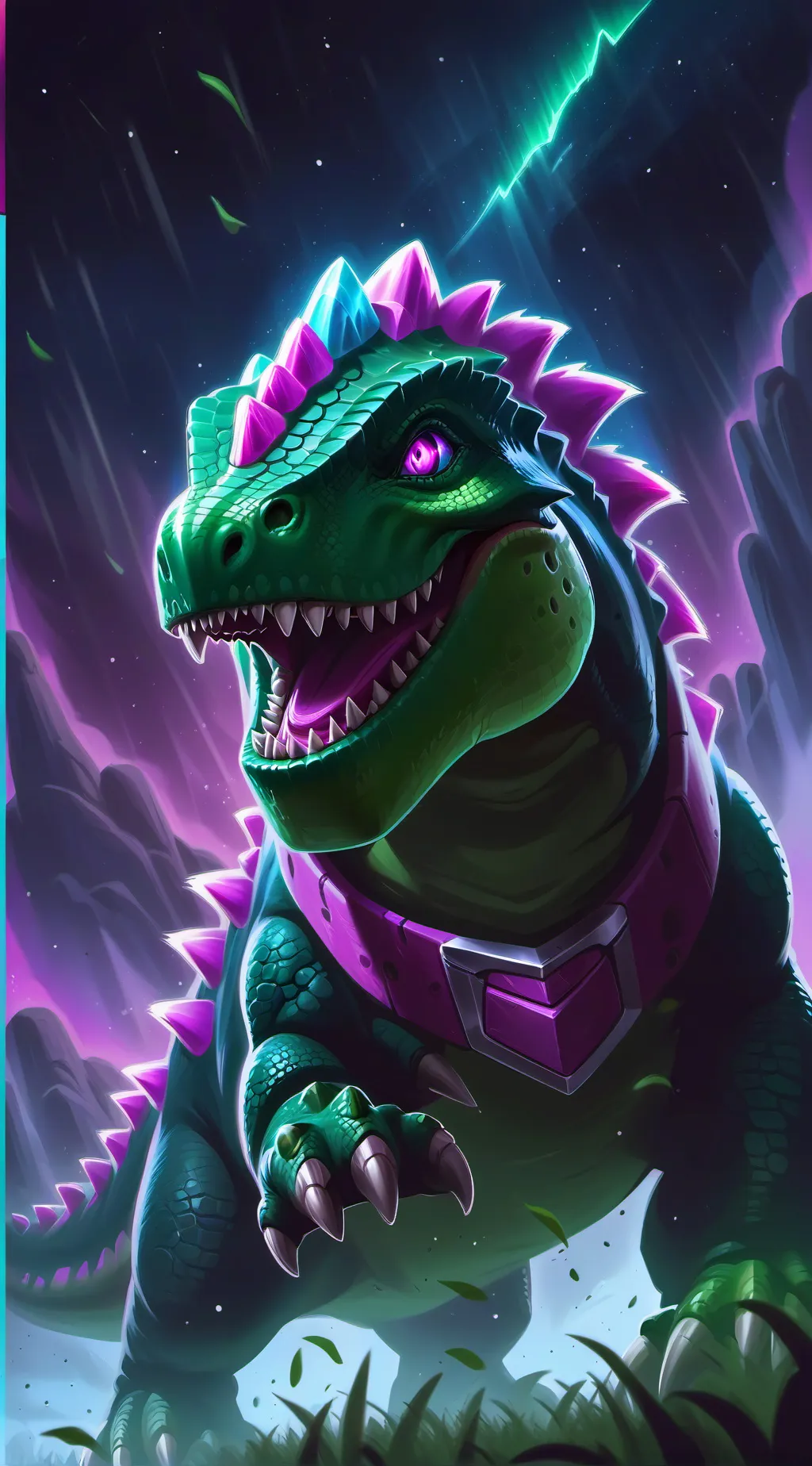 ai character: dandys world background