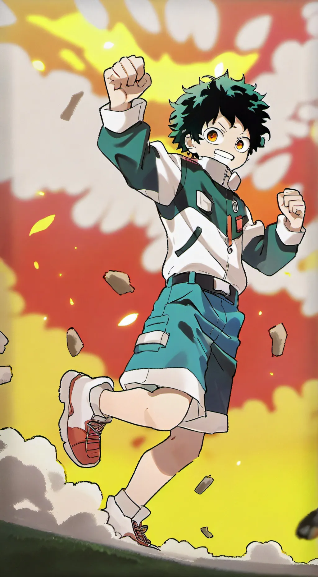 ai character: Mha bus background