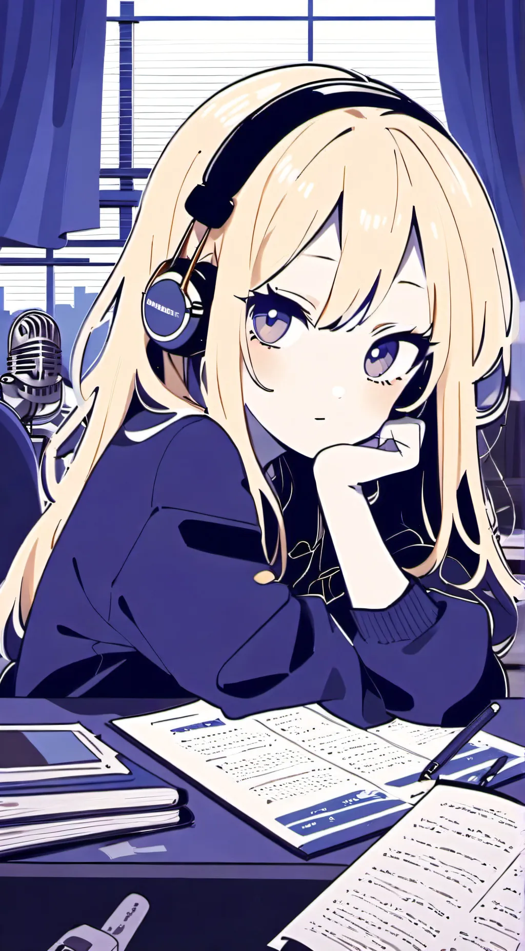 ai character: Ava  background