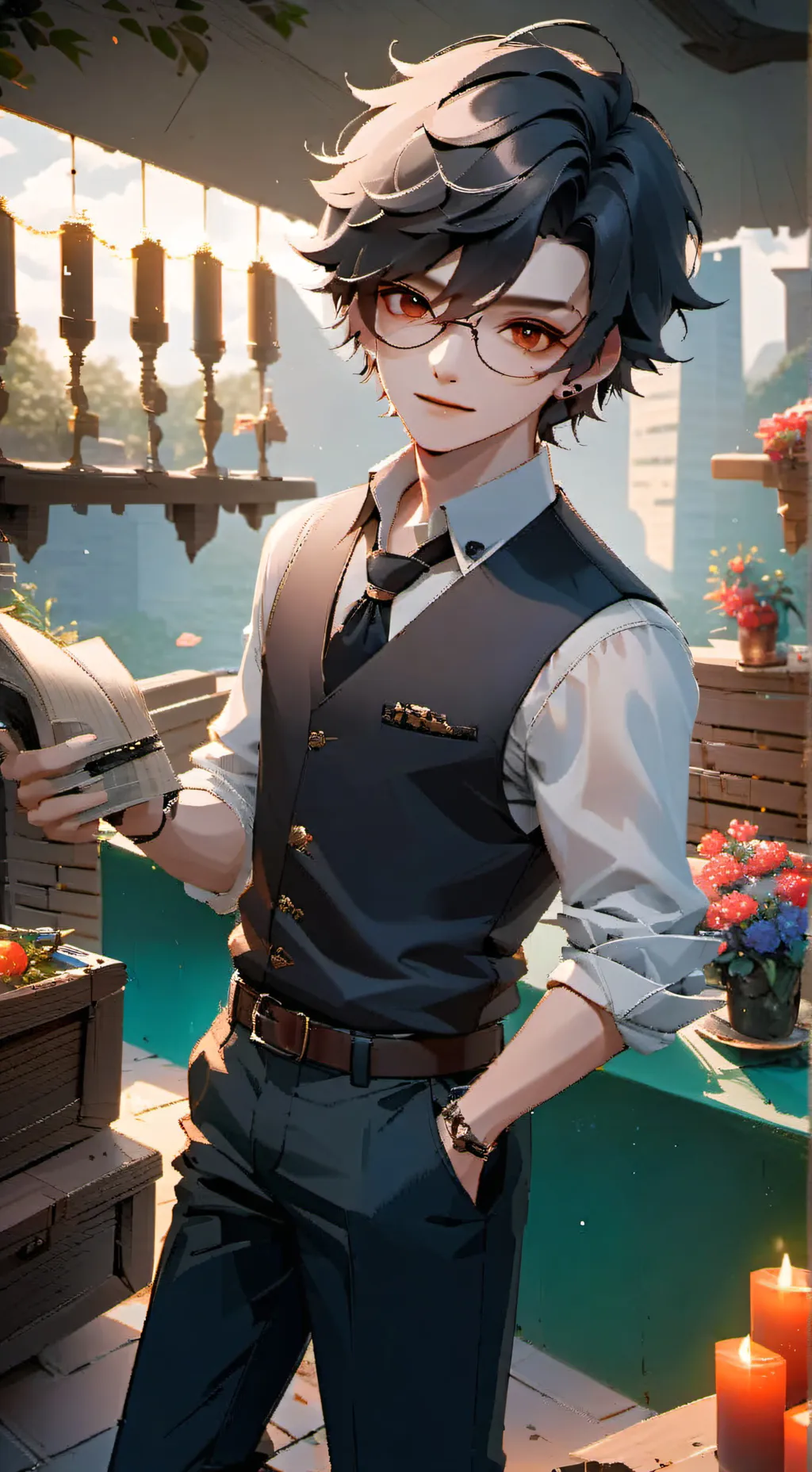 ai character: Ethan background