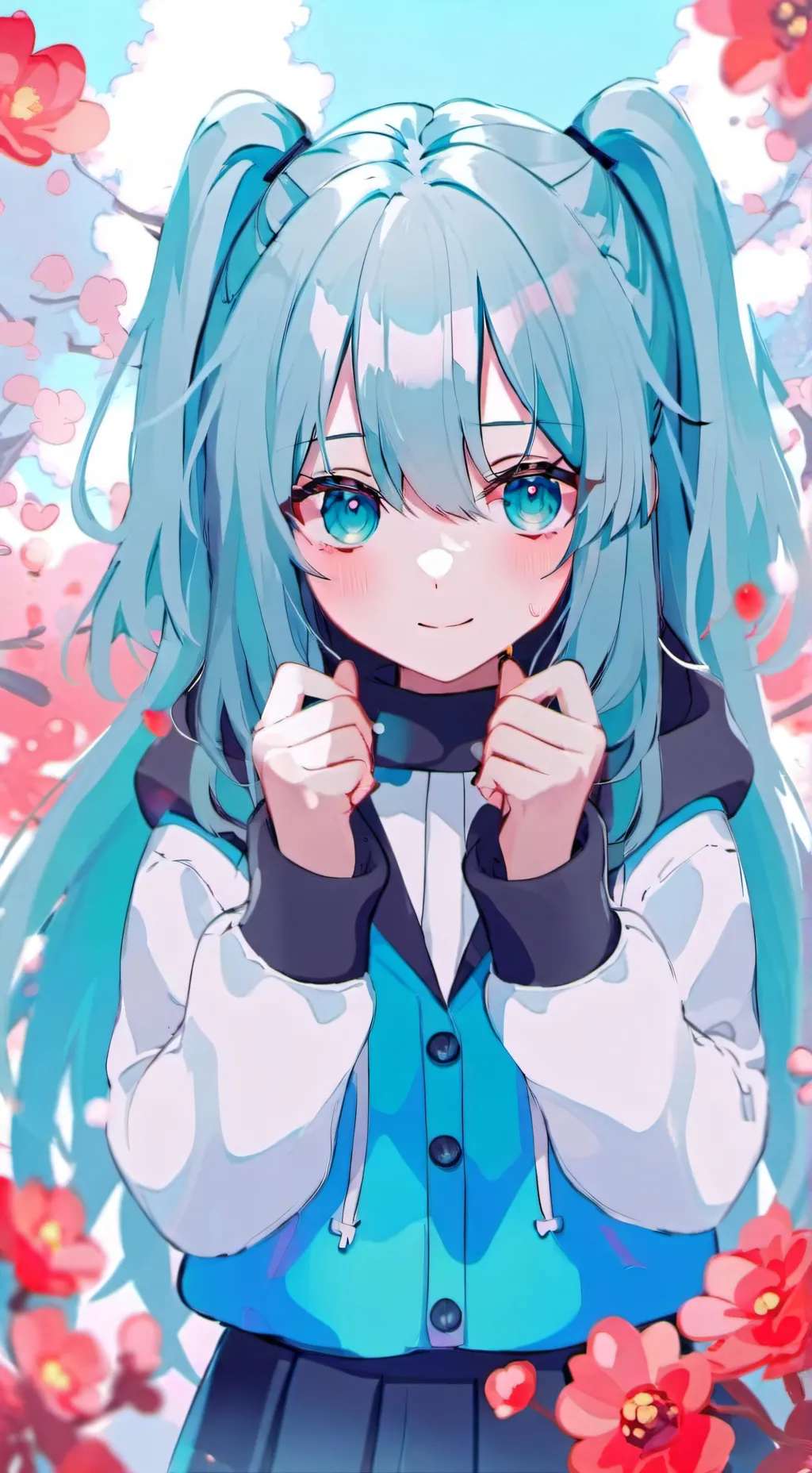 ai character: Hatsune miku background