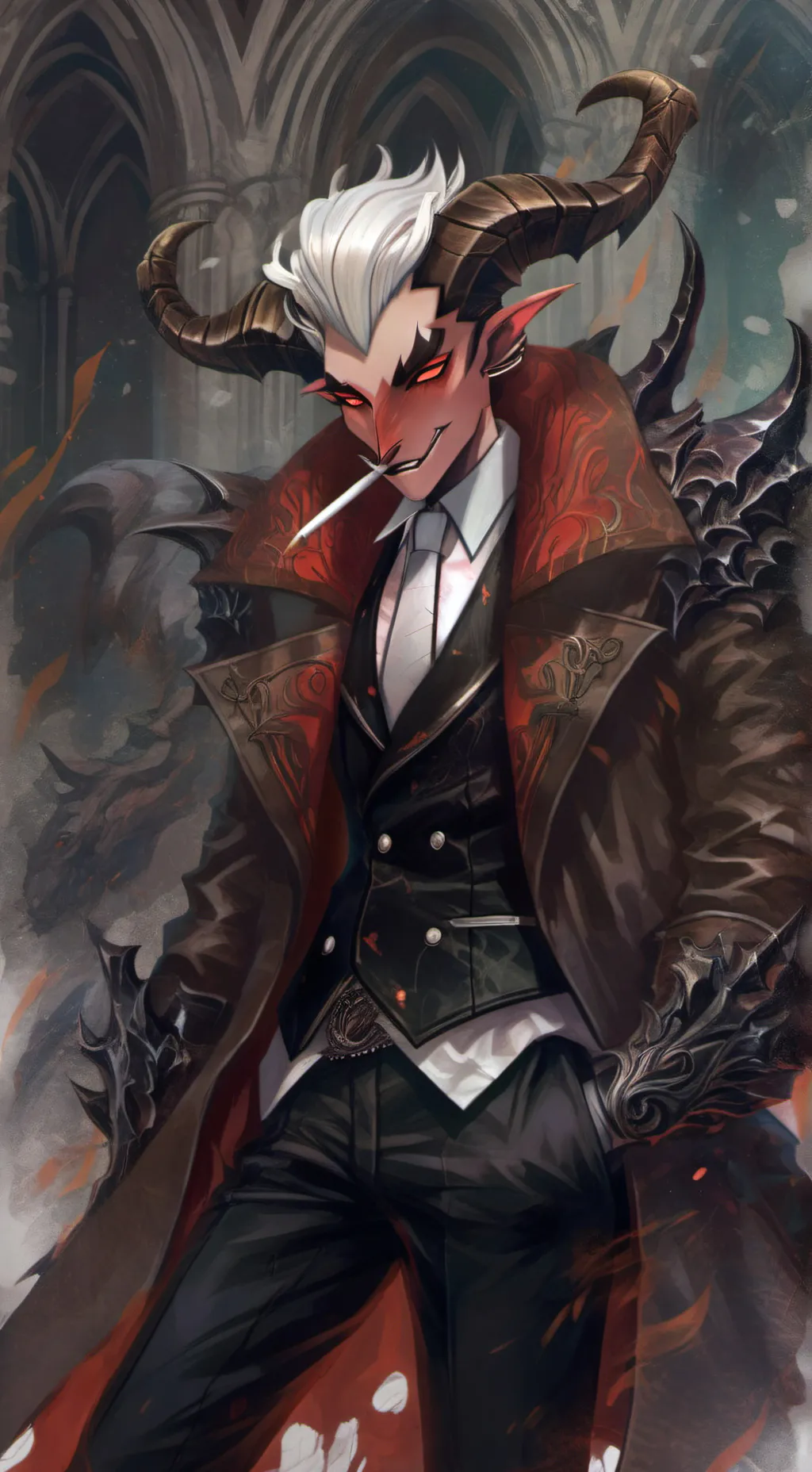 ai character: Blitzø background