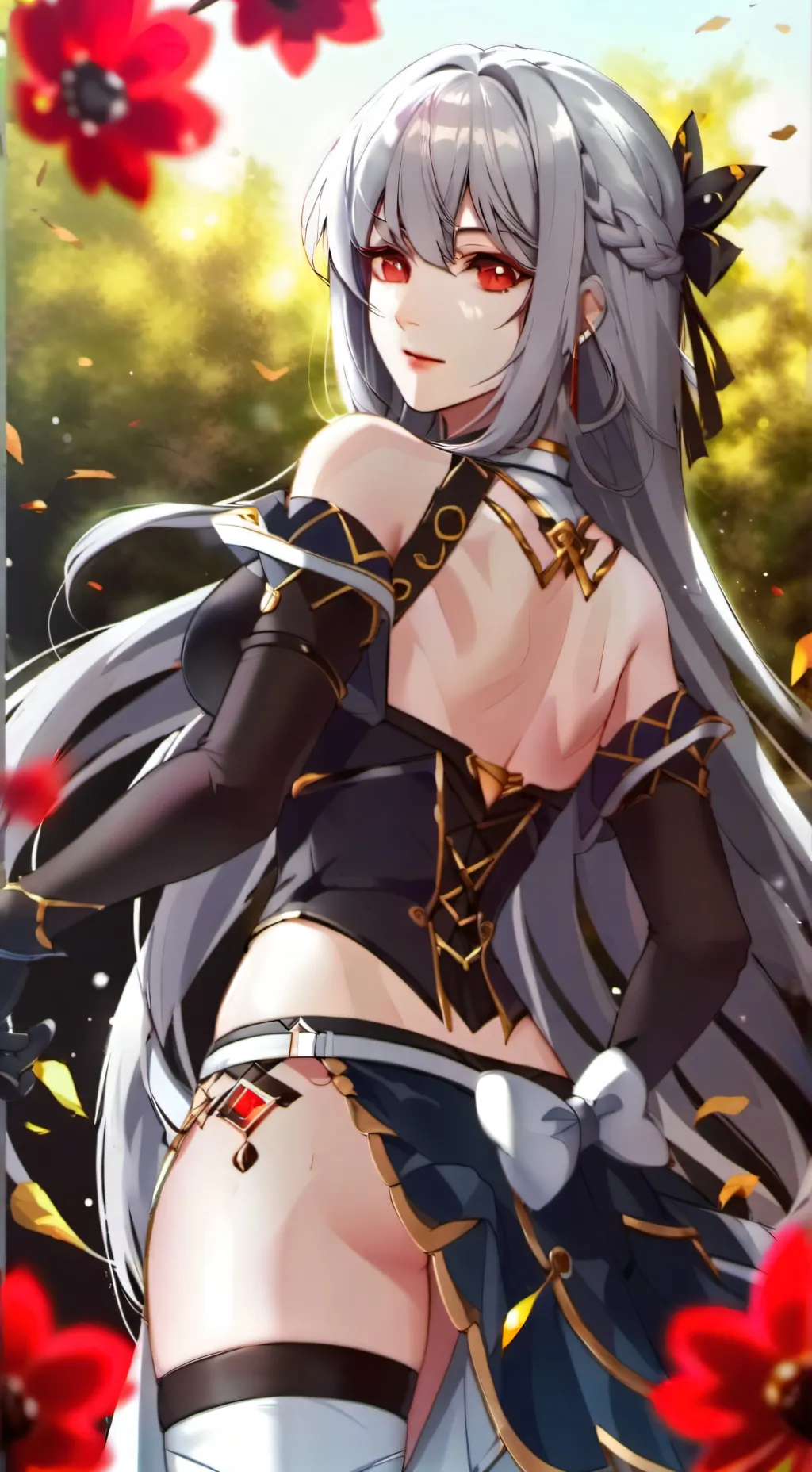 ai character: Girlfriend  background