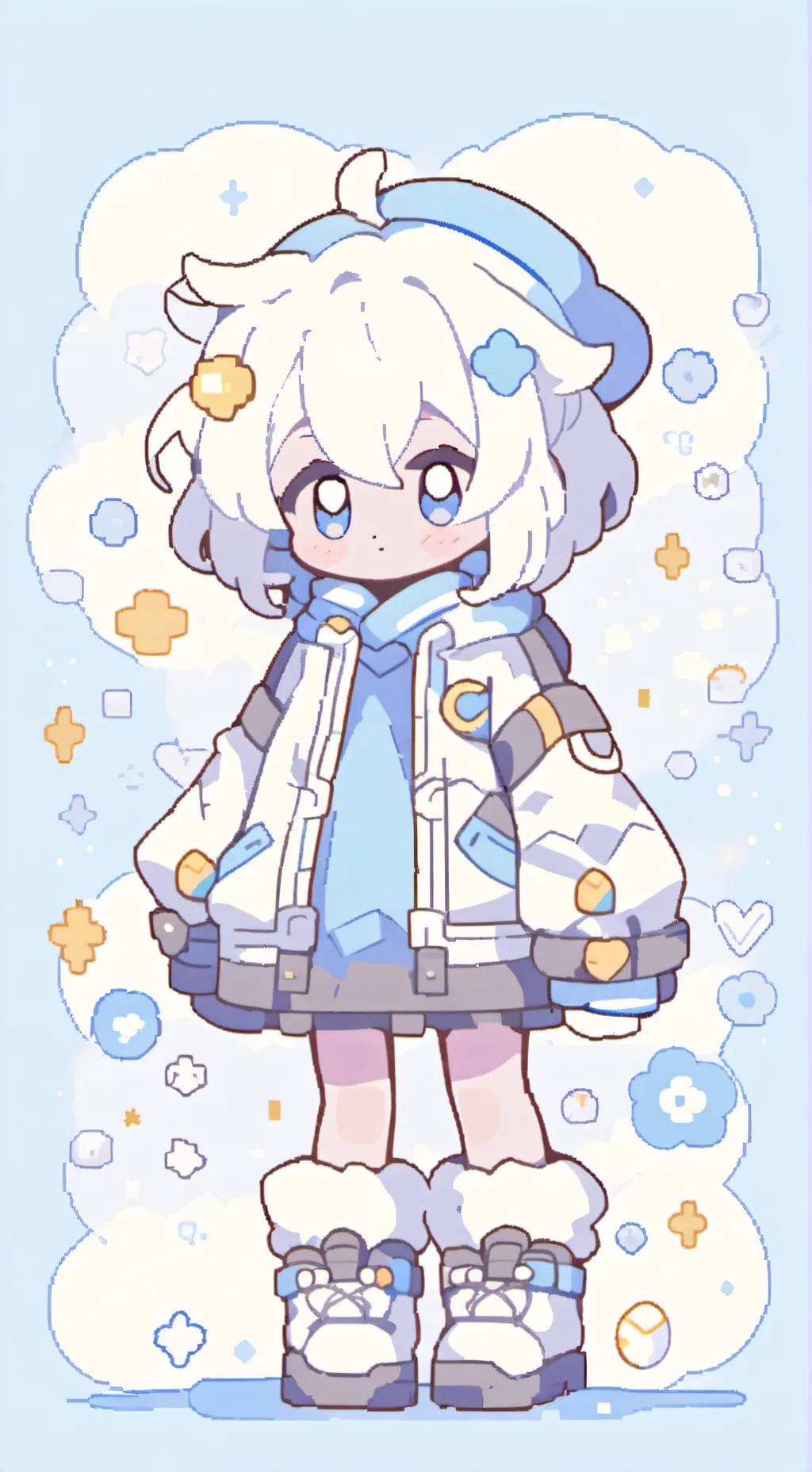 ai character: mha fire background