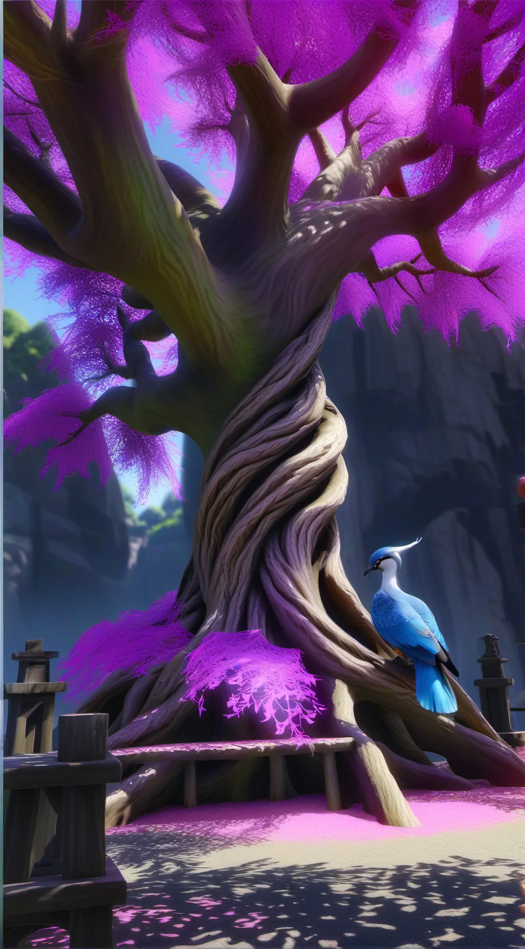 ai character: Mr. Tree background