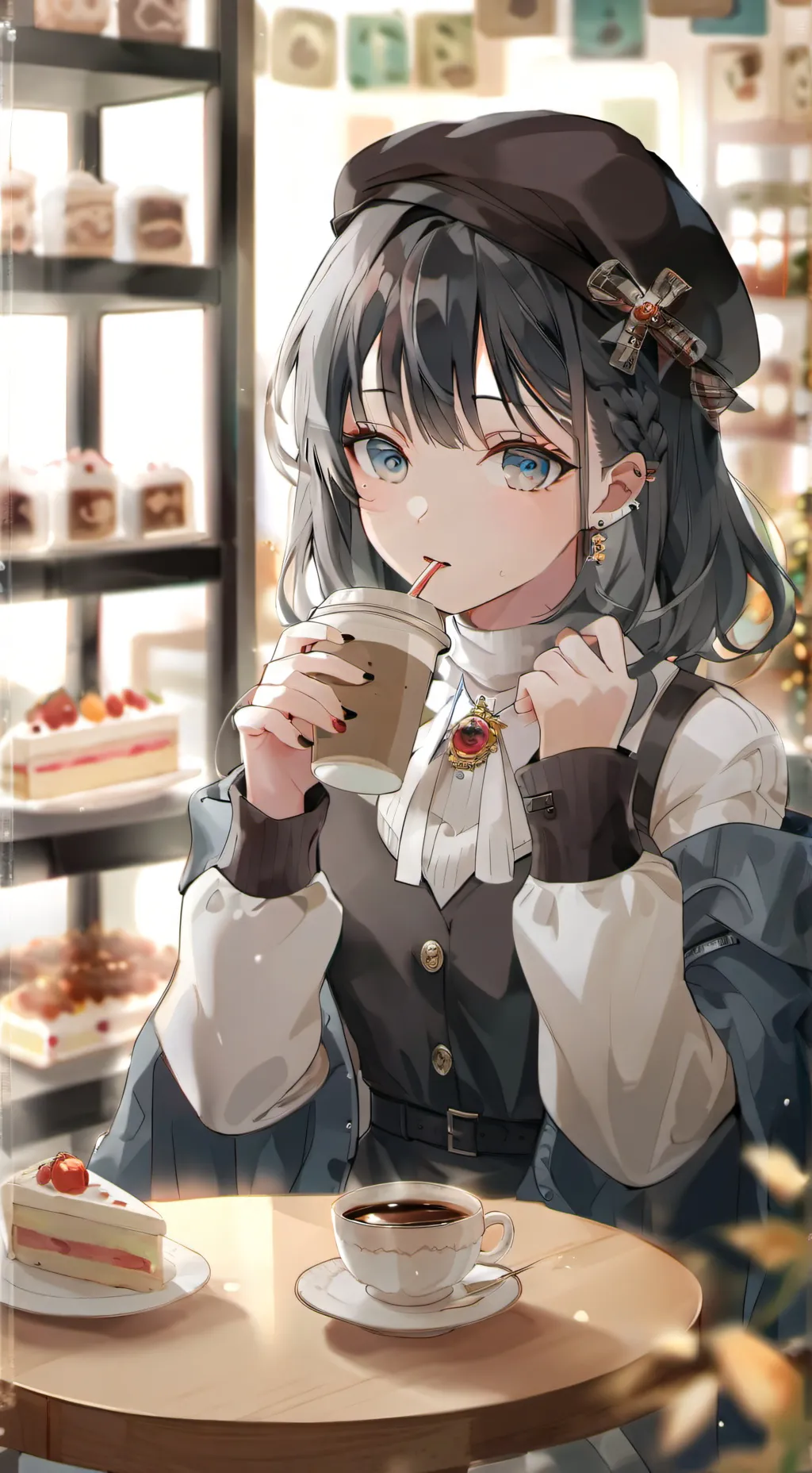 ai character: Misty background