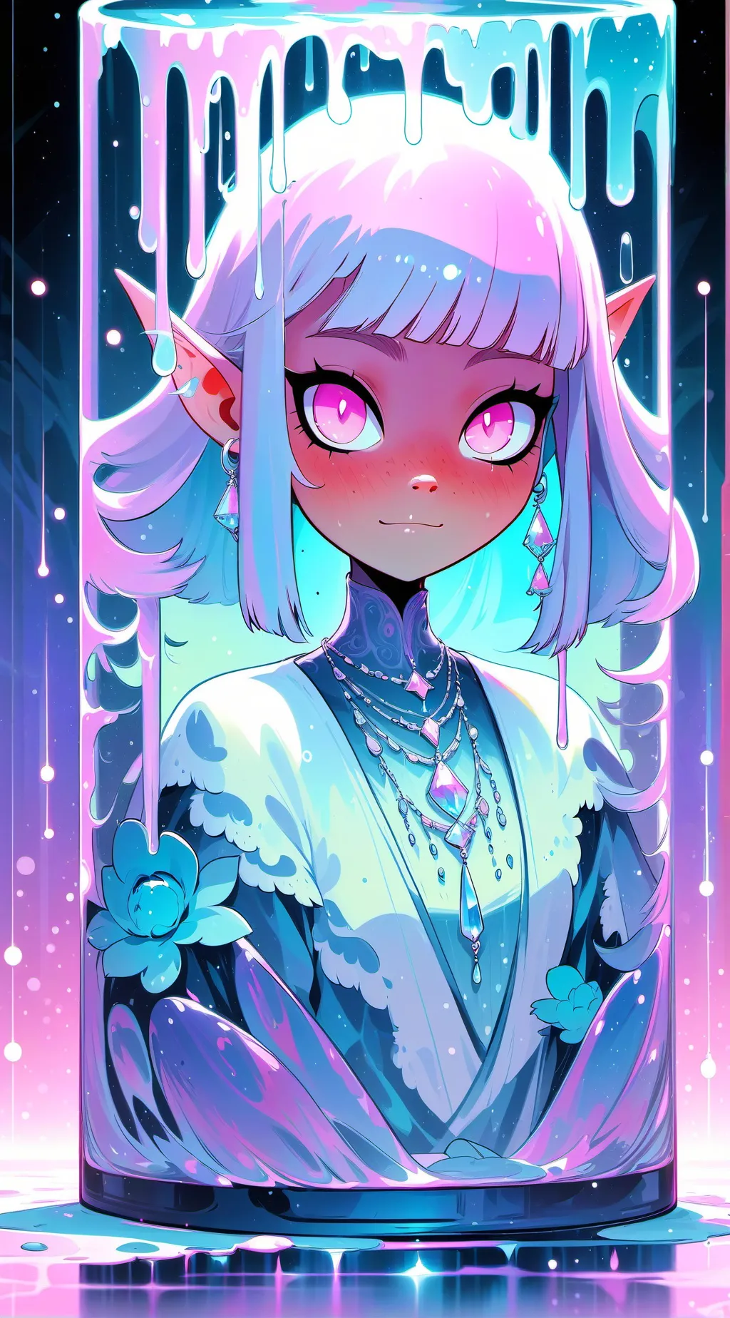 ai character: ^×+Light+×^ background