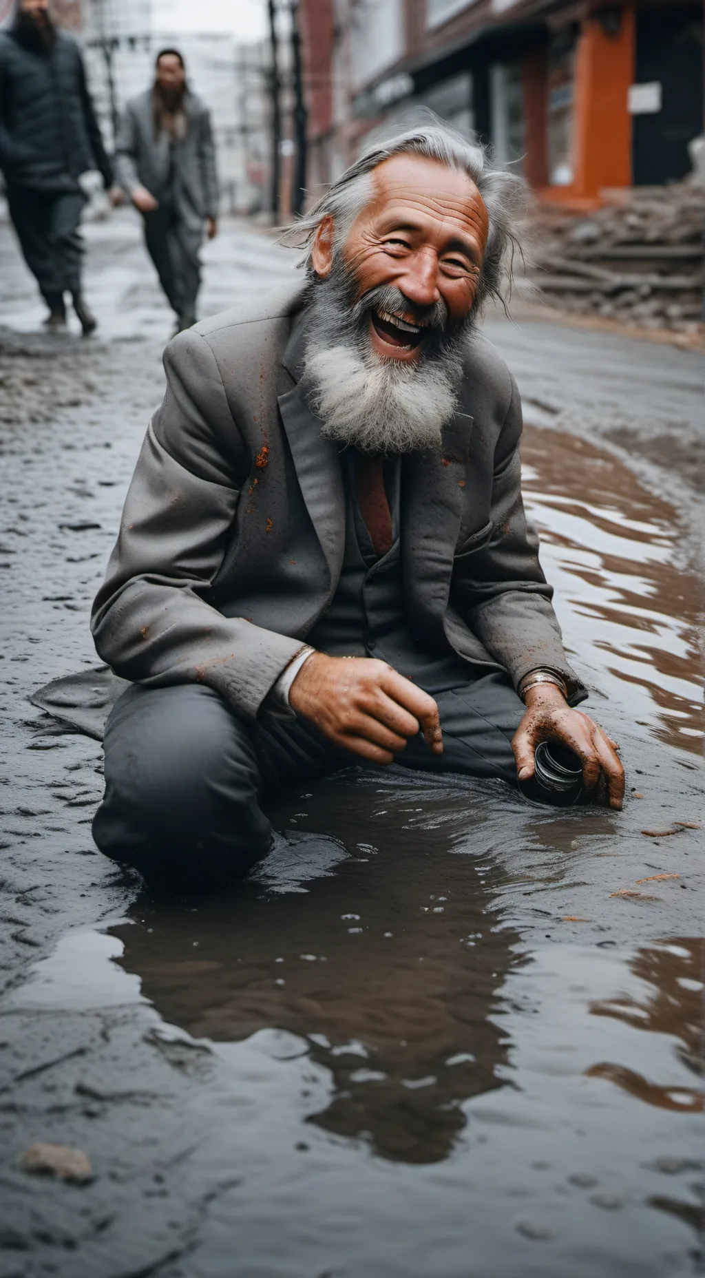 ai character: Poor guy. background