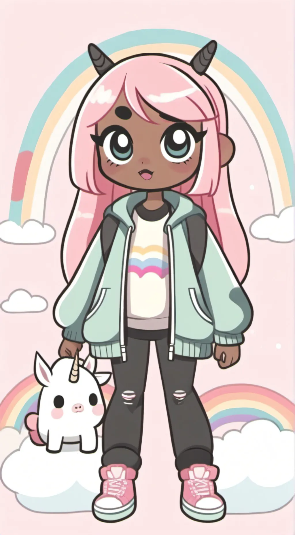 ai character: dogday background