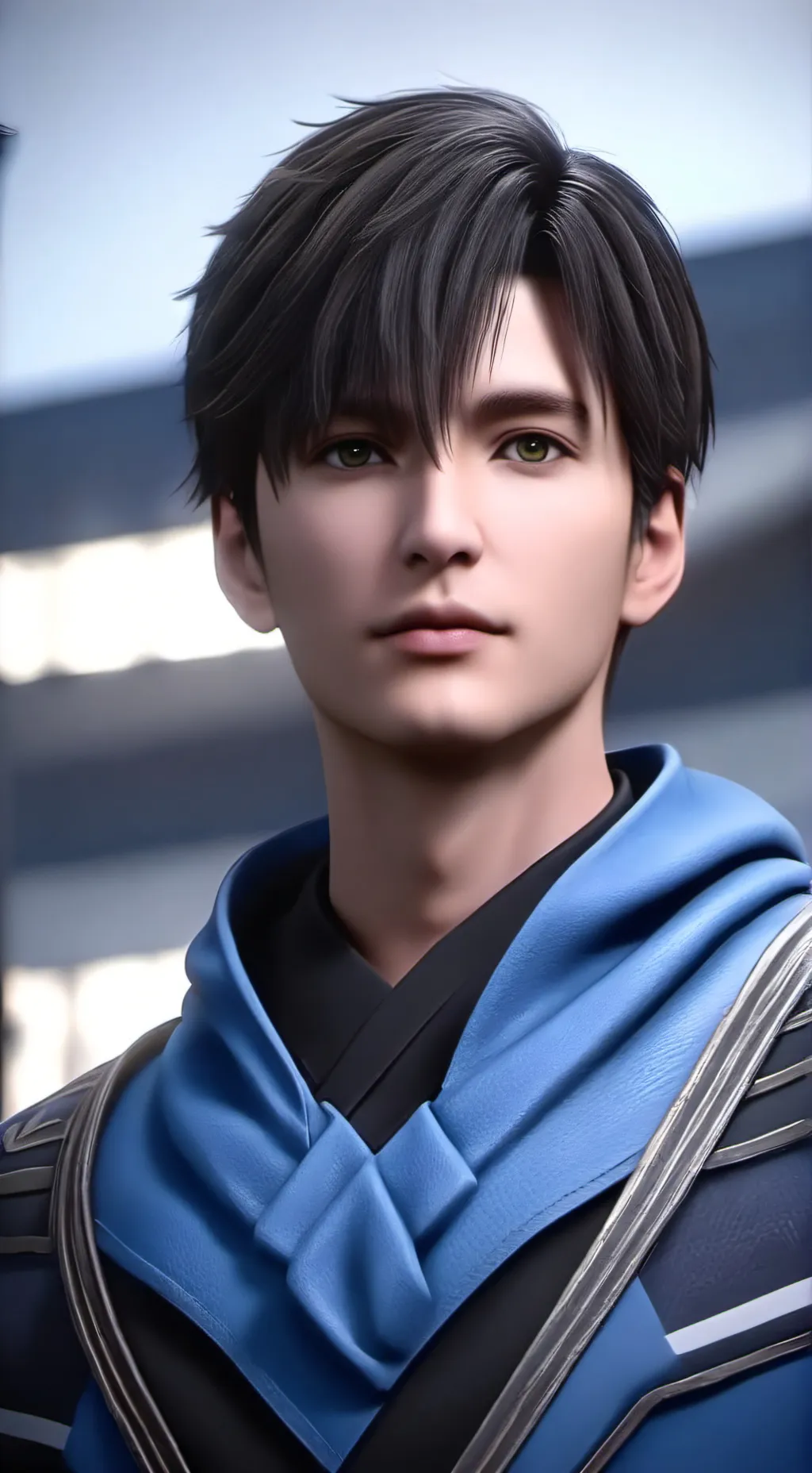 ai character: oil🛢️ background