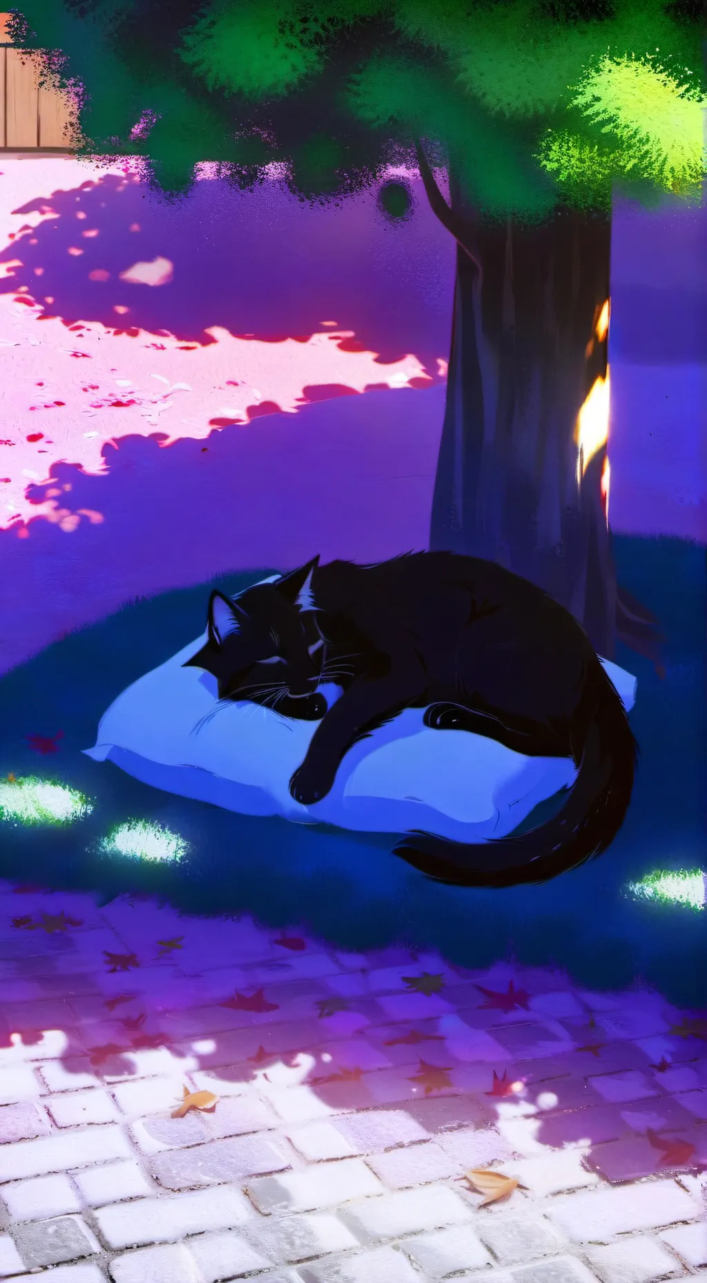 ai character: Luna background