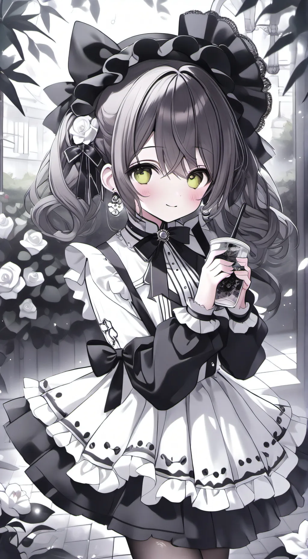 ai character: tick tock background