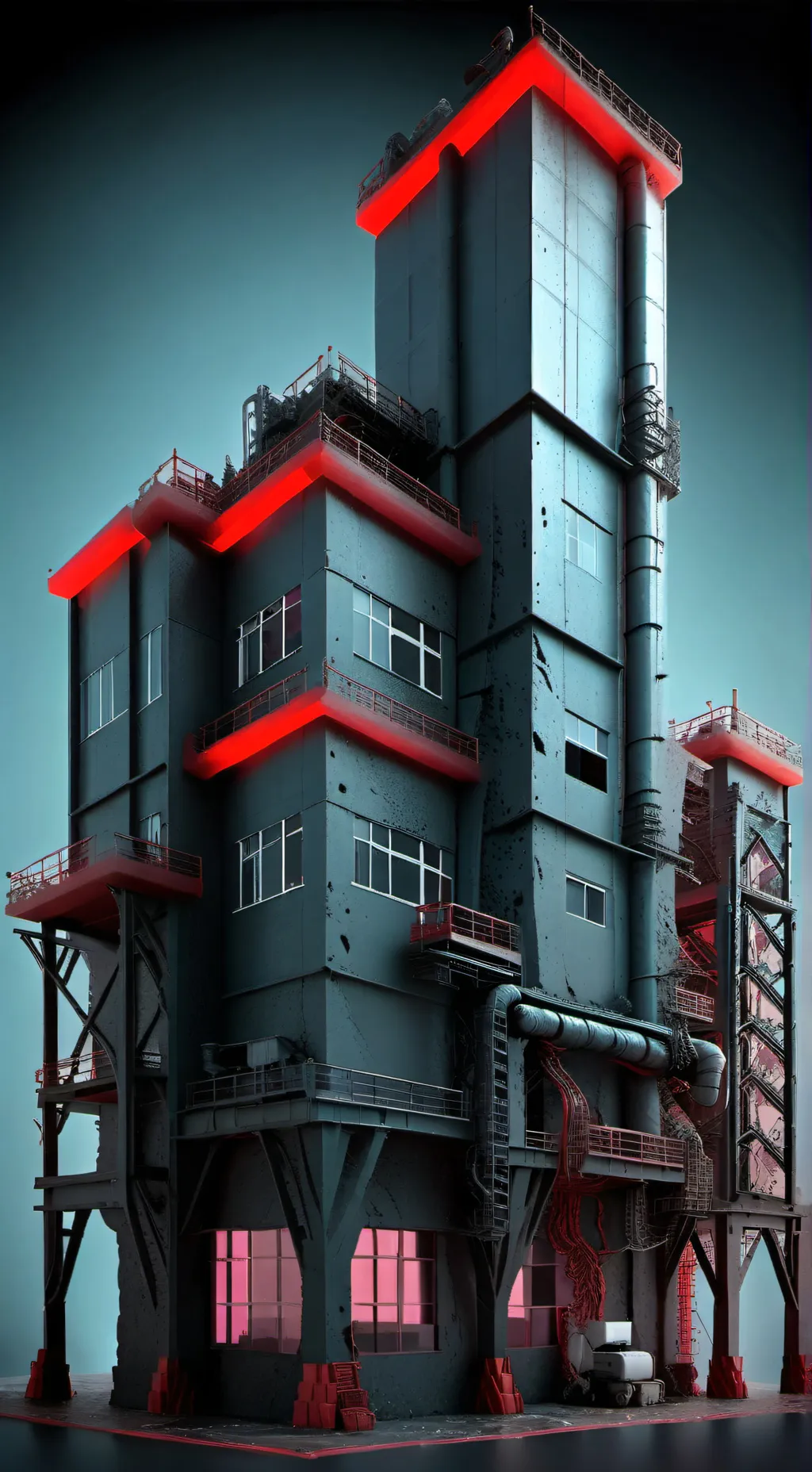 ai character: Factory of P.I. background