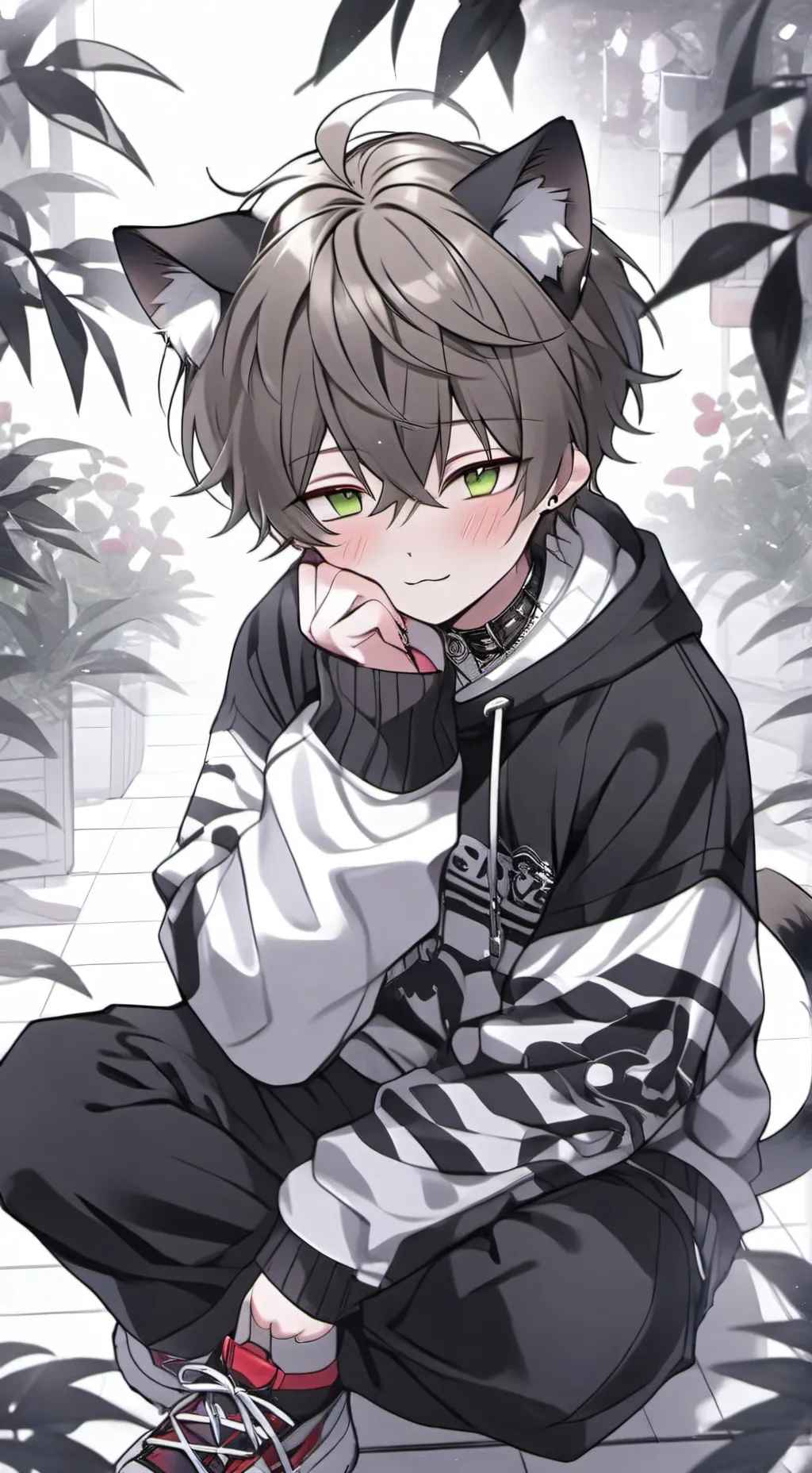 ai character: catboy background