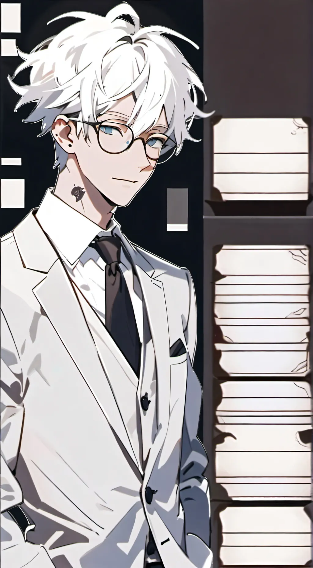 ai character: Gojo?? background