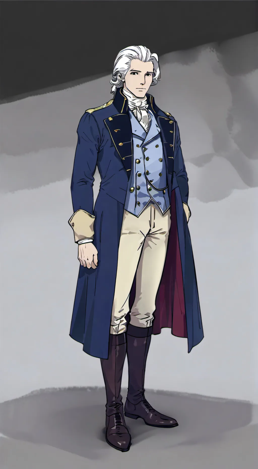 ai character: George Washington background