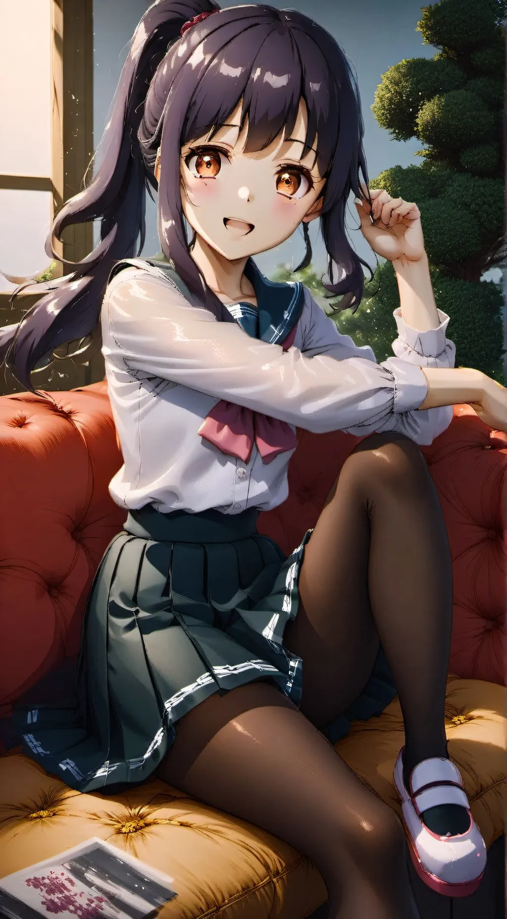 ai character: Aria Fujiwara background