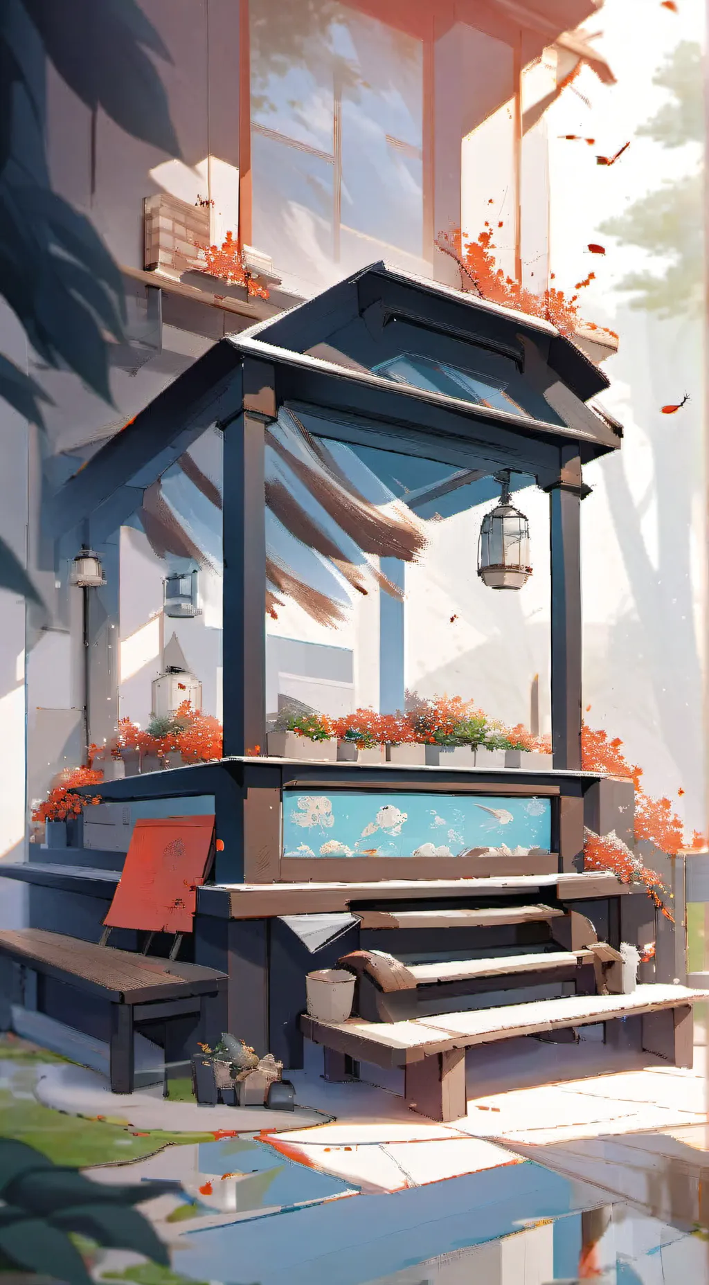 ai character: Britain encounter background