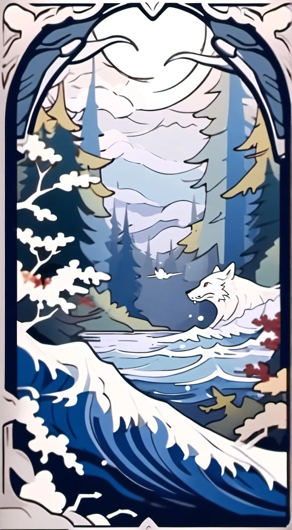 ai character: foxy loxy background