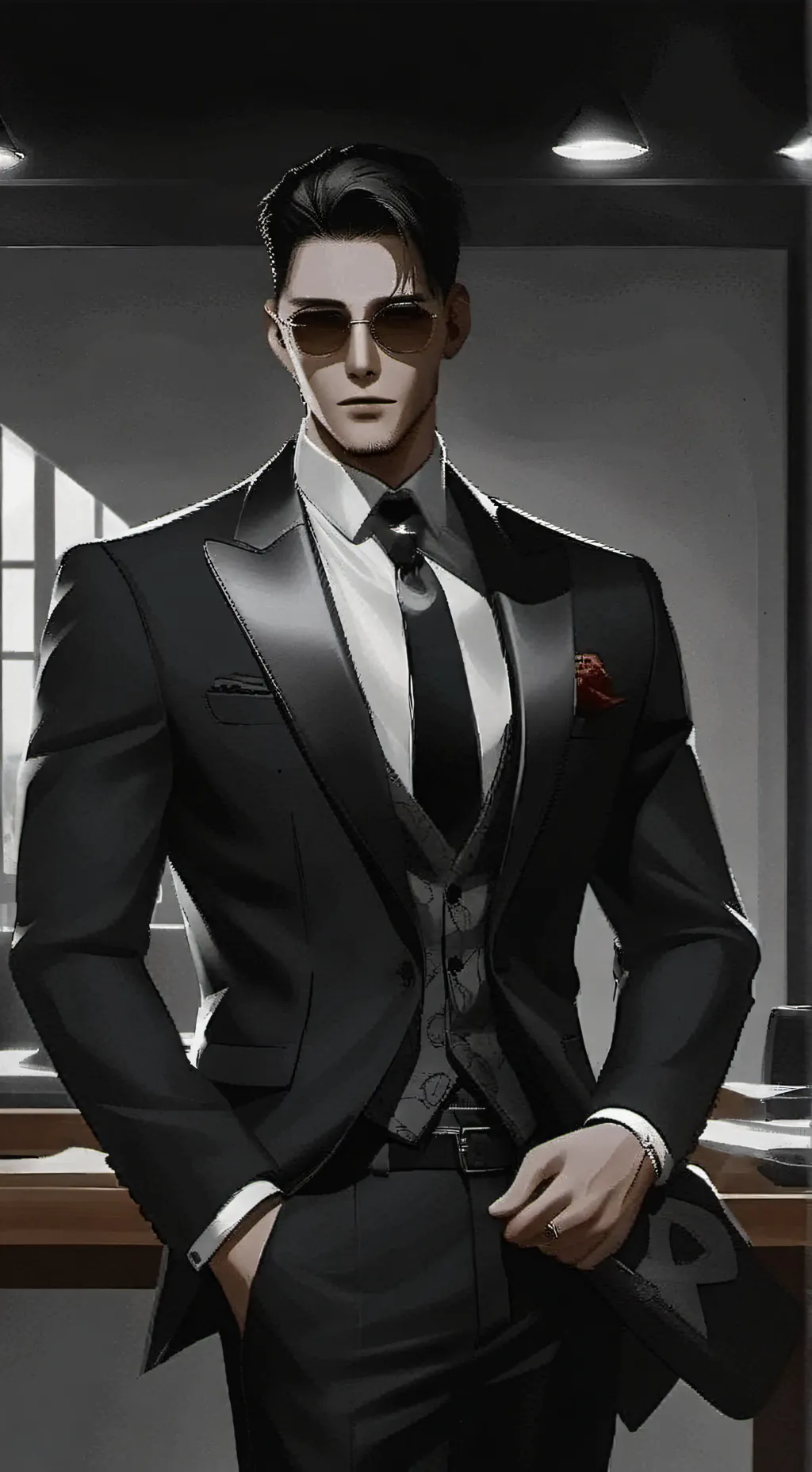 ai character: Damian Ponce  background