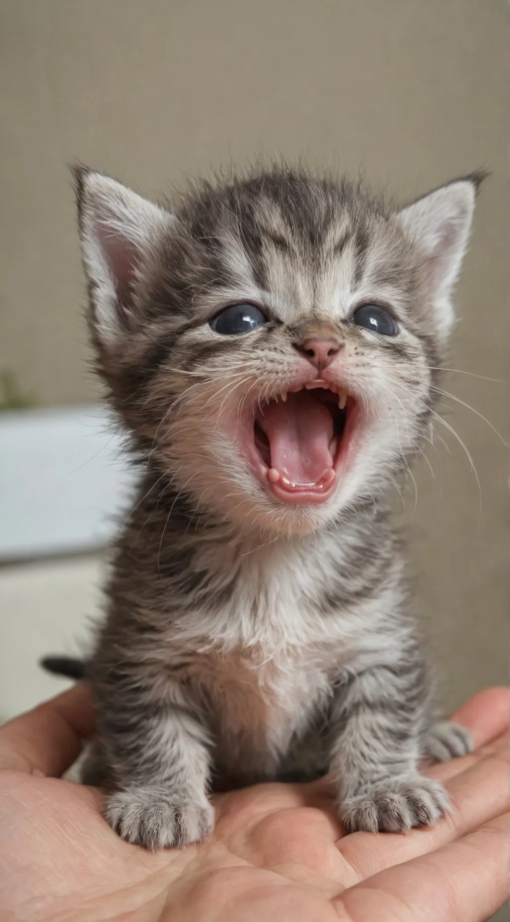 ai character: kitten background