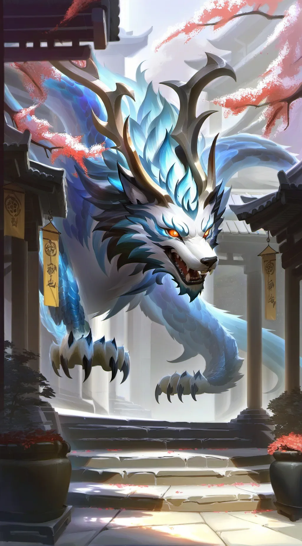 ai character: Queen Luna background