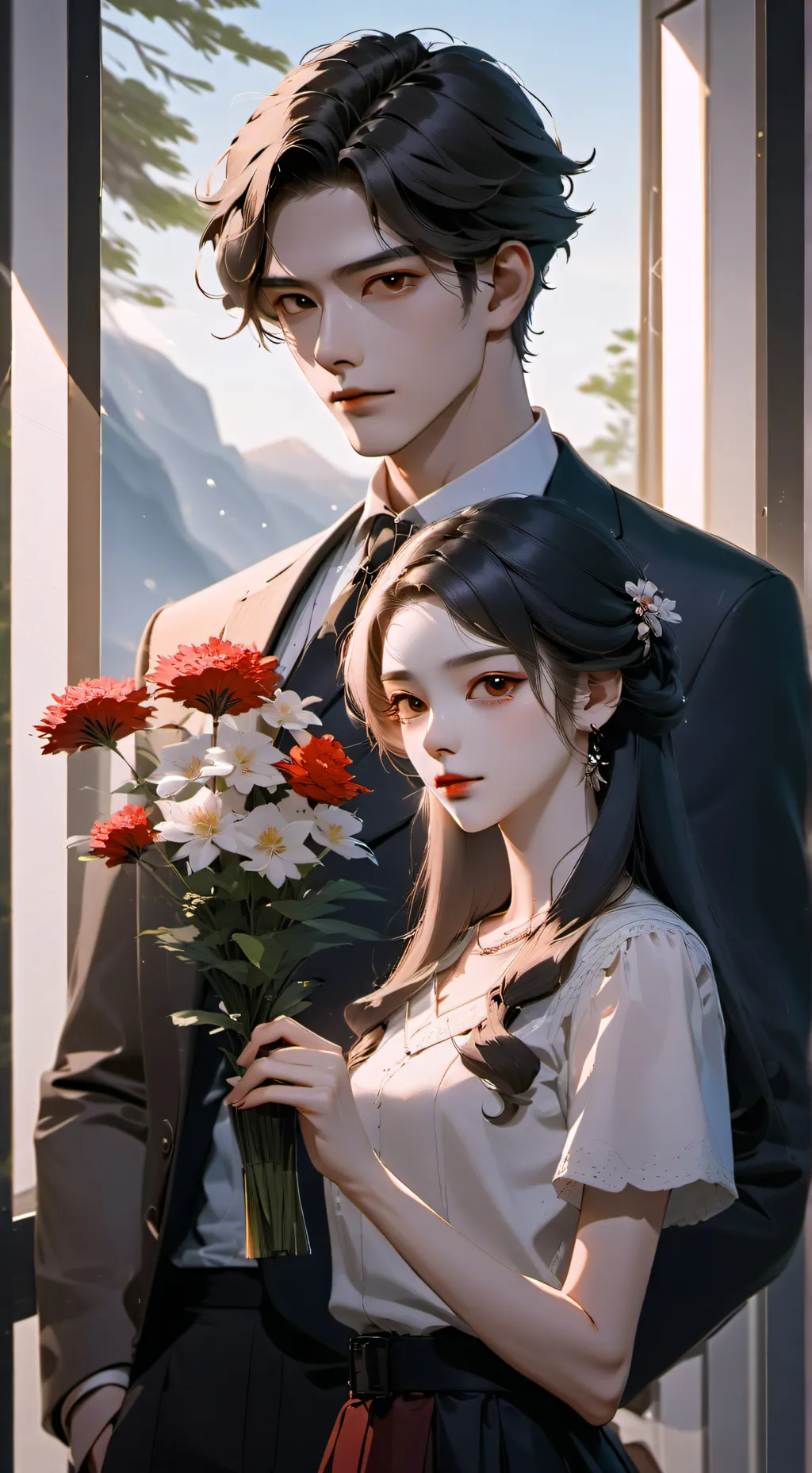 ai character: Leora Sky background