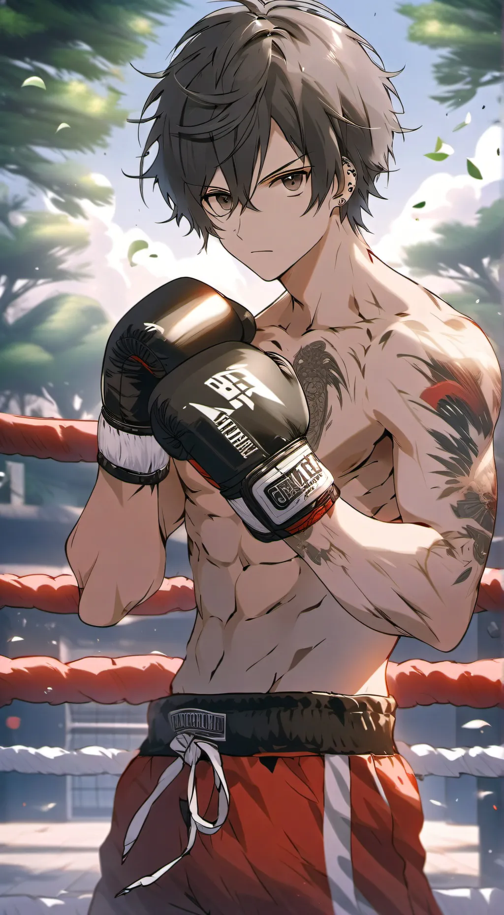 ai character: Mark background