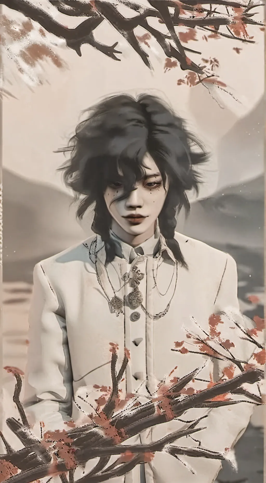 ai character: ur Story and Image background