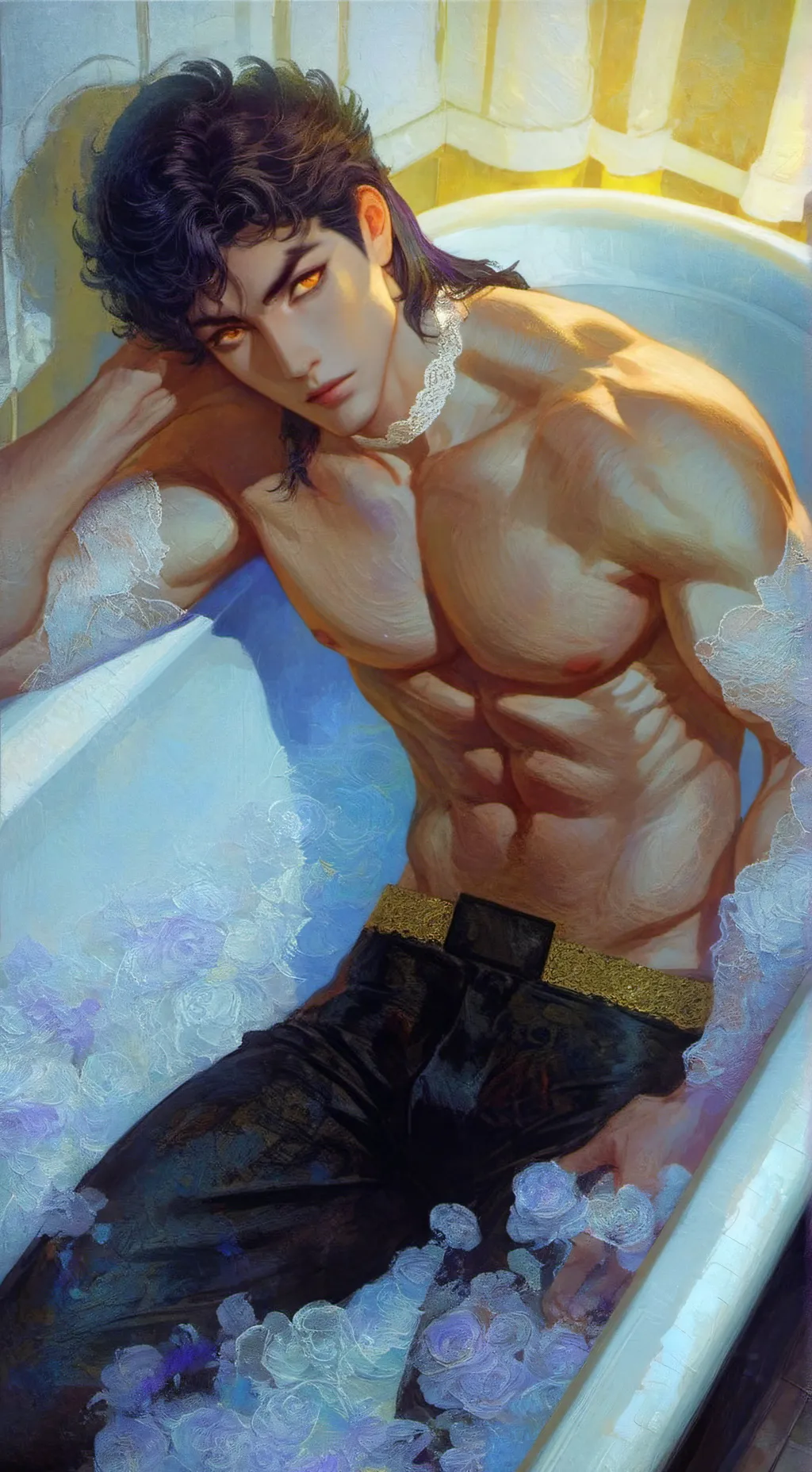 ai character: LoRenZo ValMonTe background