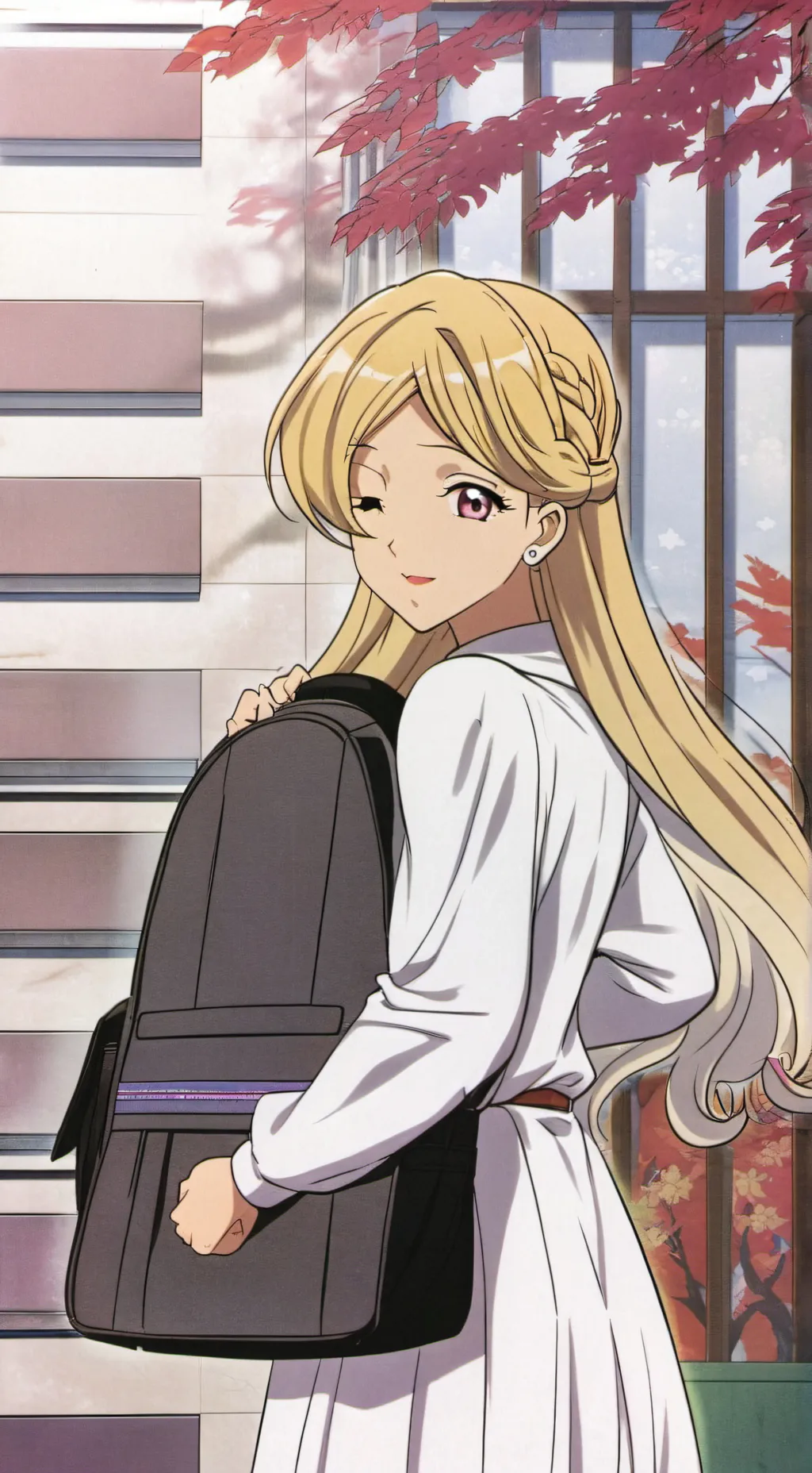 ai character: maple background