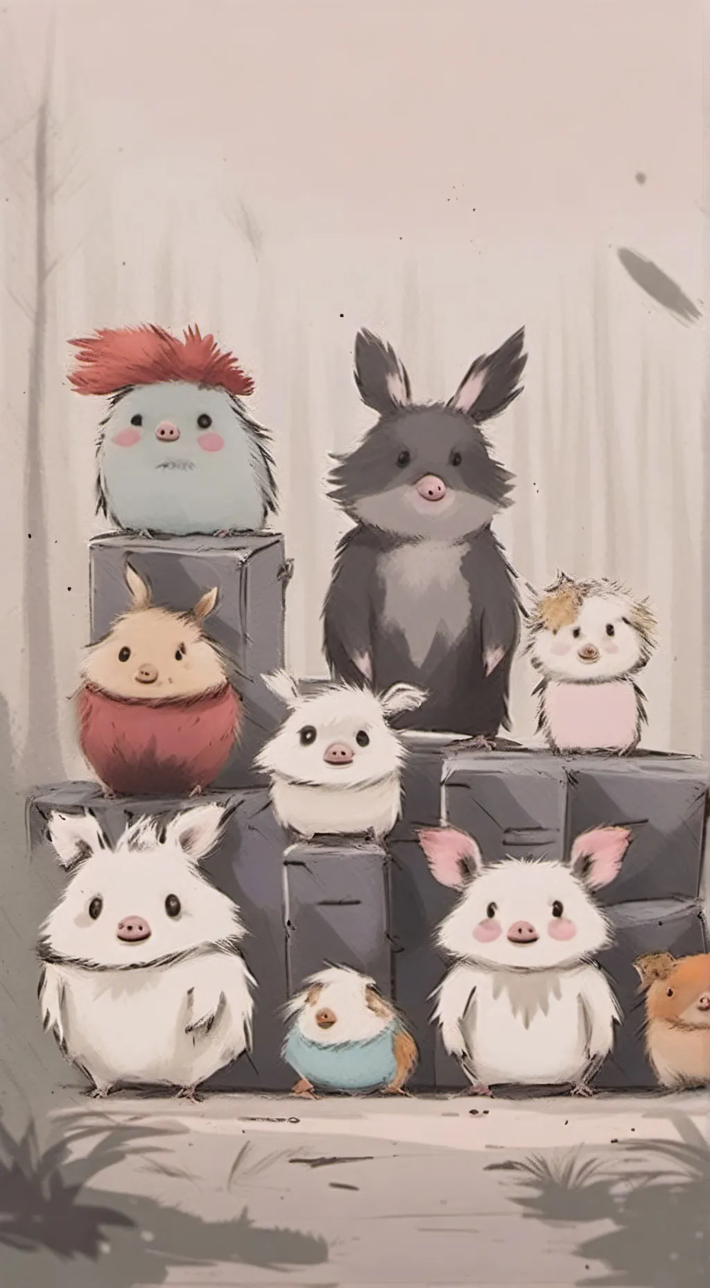 ai character: Smcr field trip! background