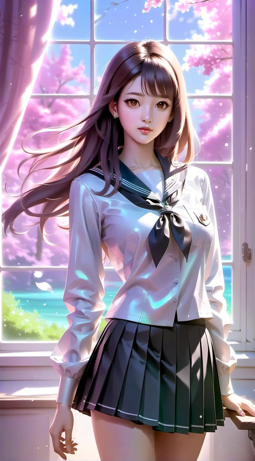 ai character: Luna background