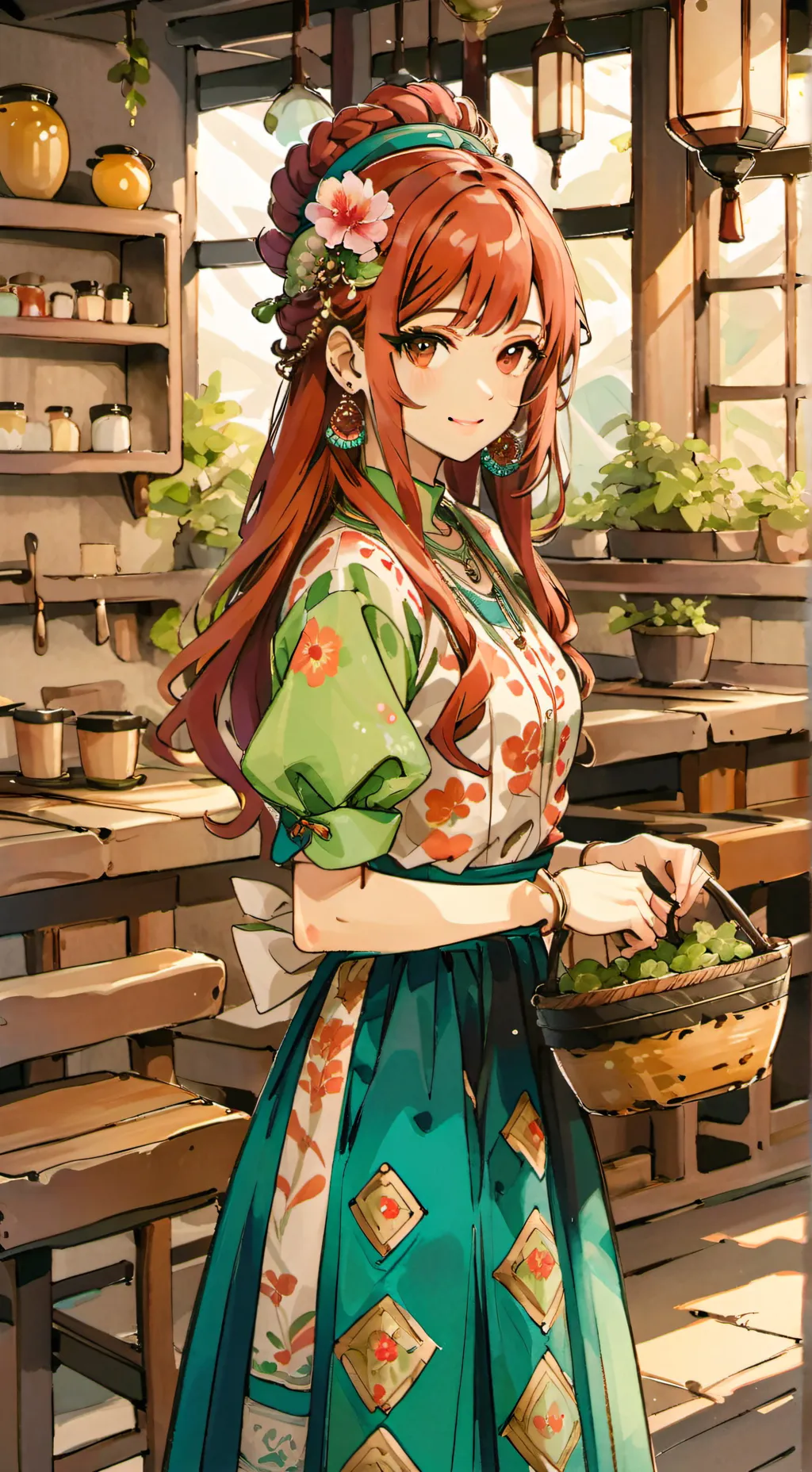 ai character: Amy Anderson  background