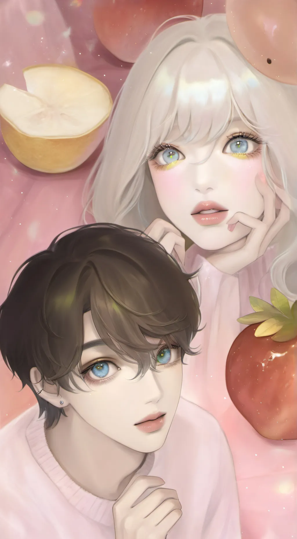 ai character: max MHA rain background